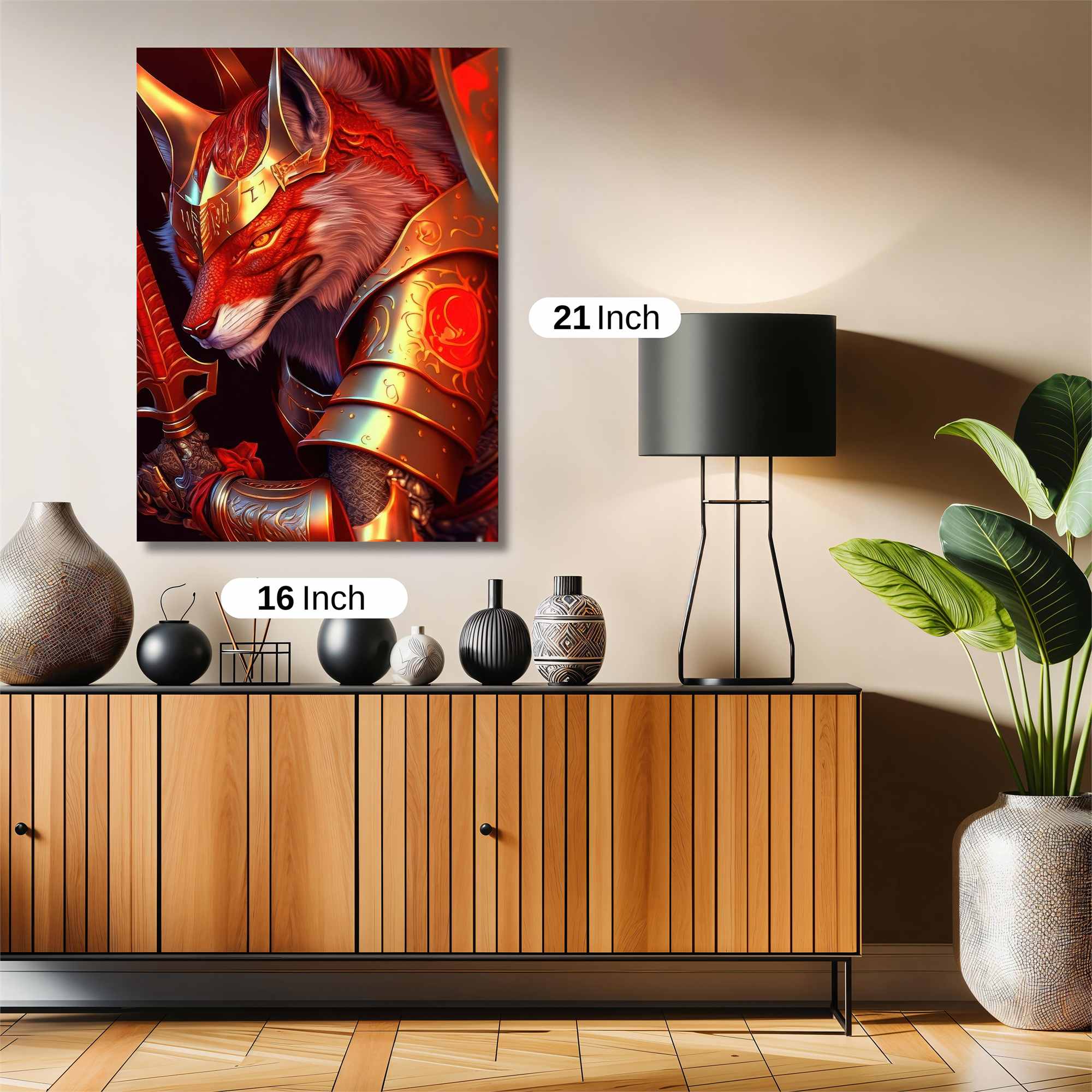Fox Knight Safe Wall Magnetic / M