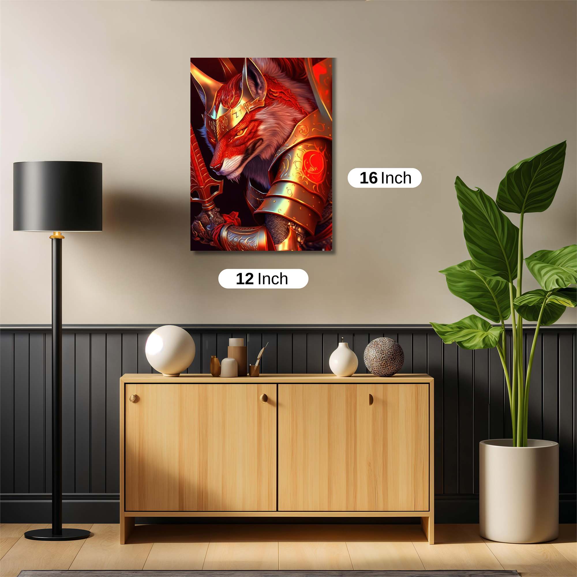 Fox Knight Safe Wall Magnetic / M
