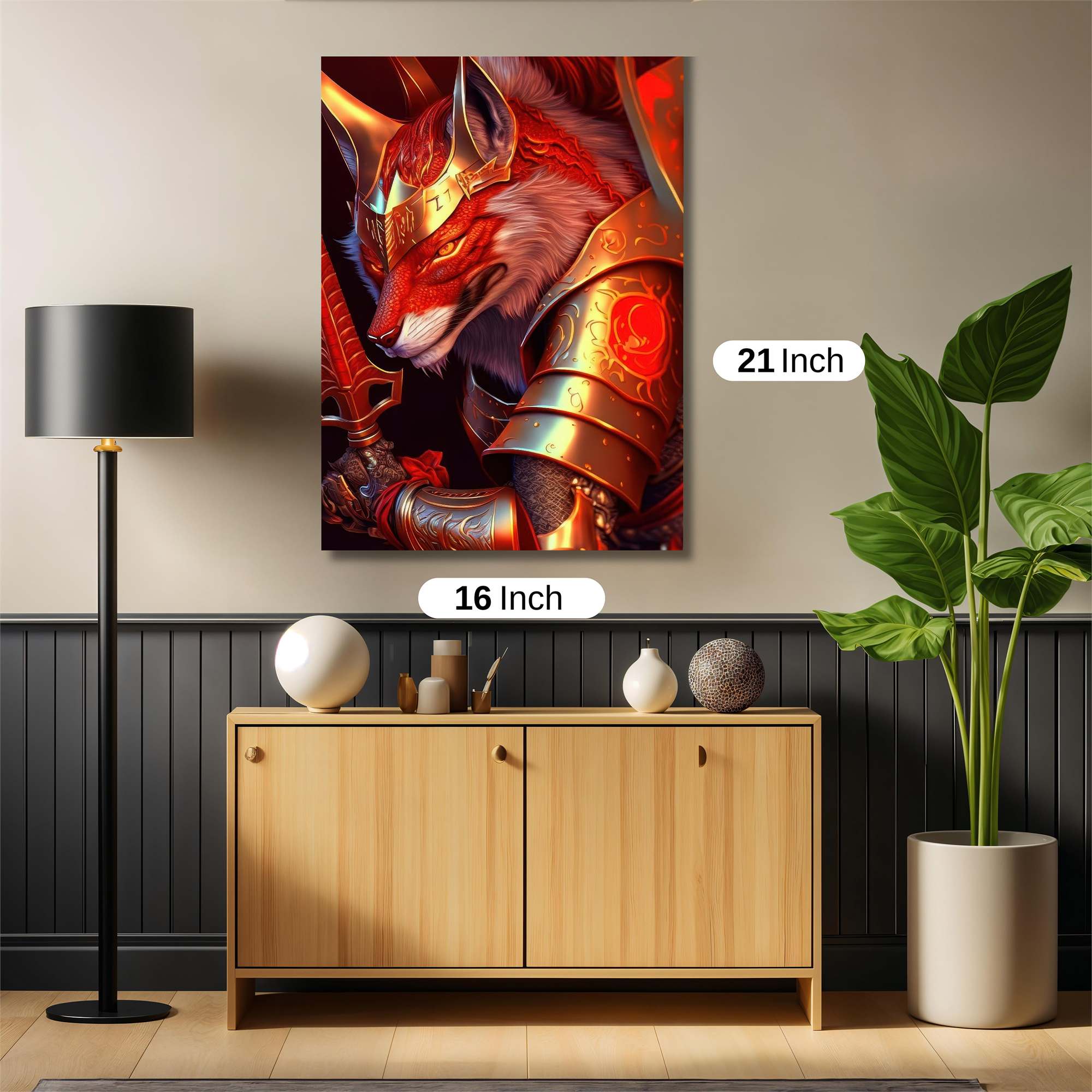 Fox Knight Safe Wall Magnetic / M