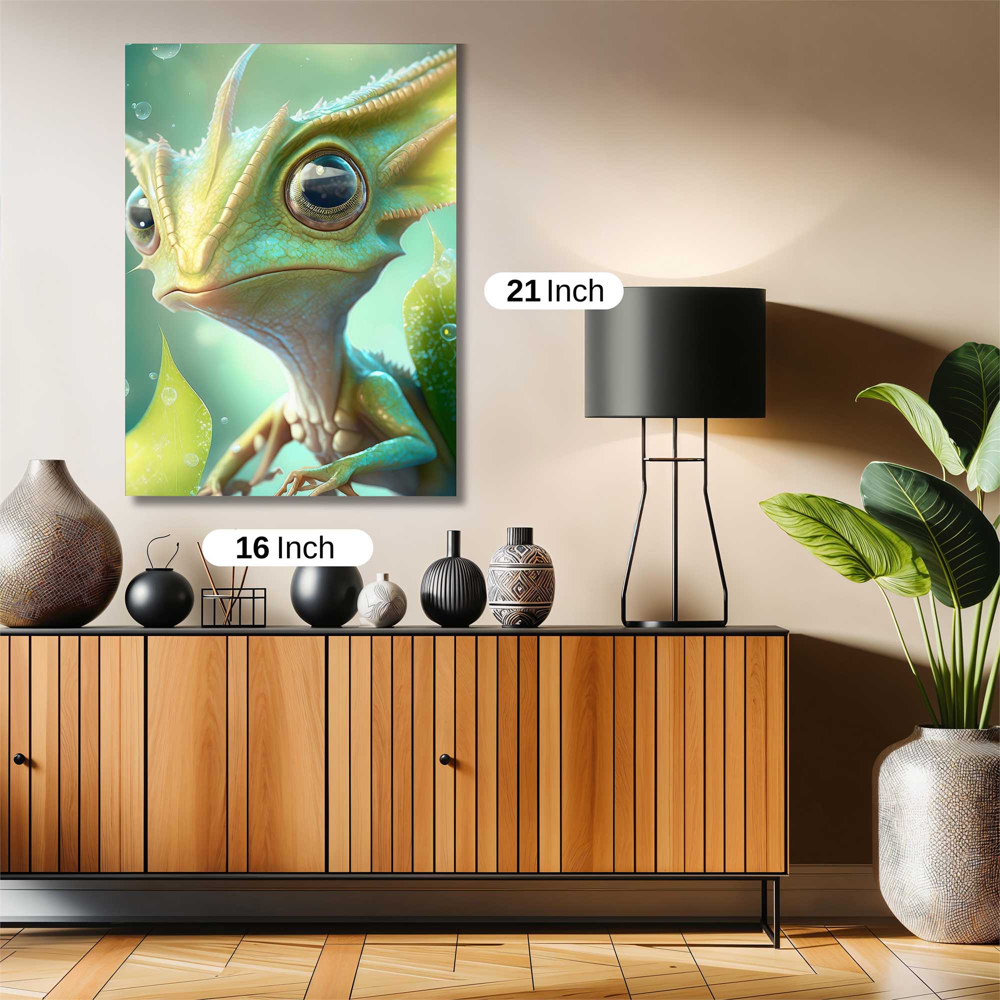 Chameleon Whimsy Safe Wall Magnetic / M