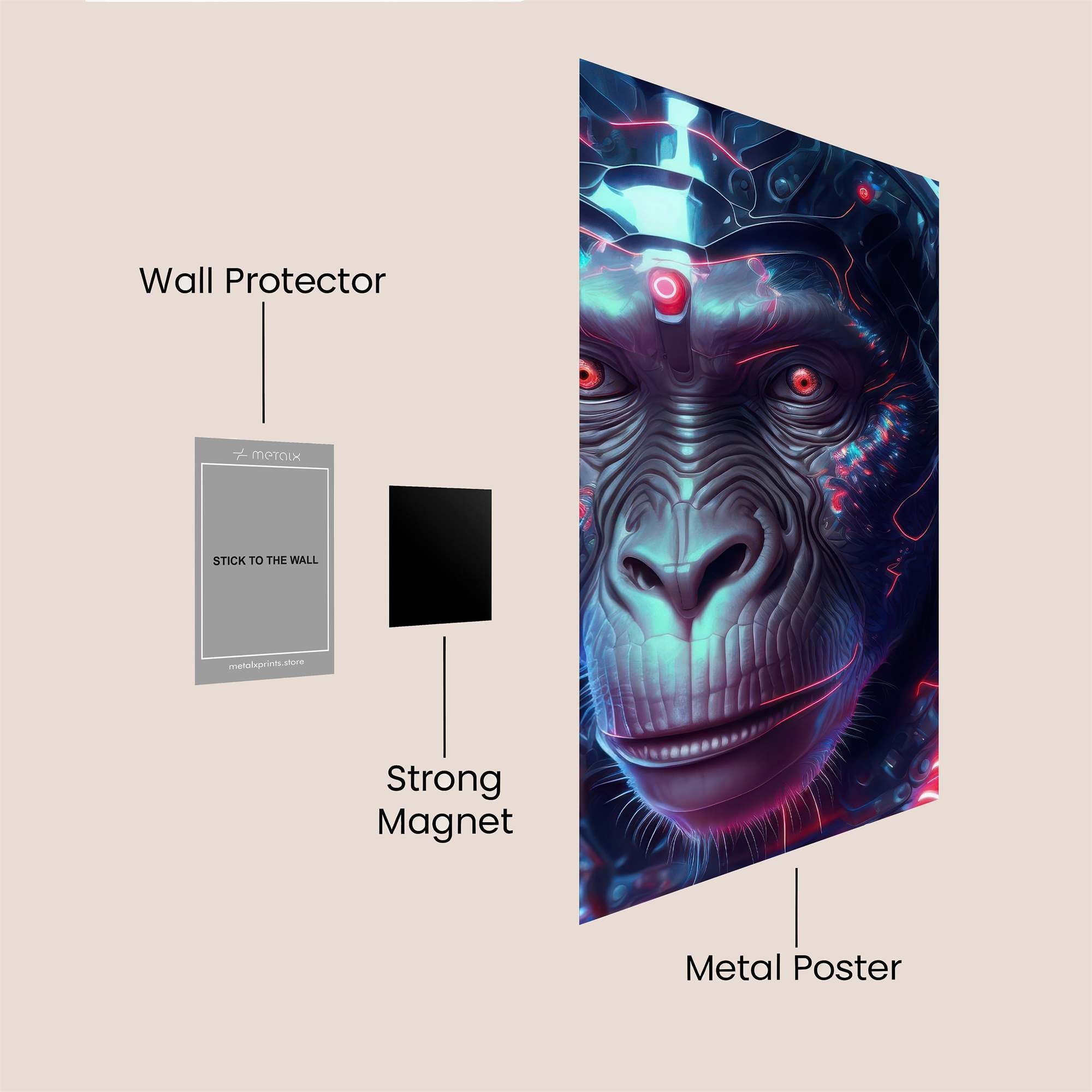 Ape Ascension Safe Wall Magnetic / M