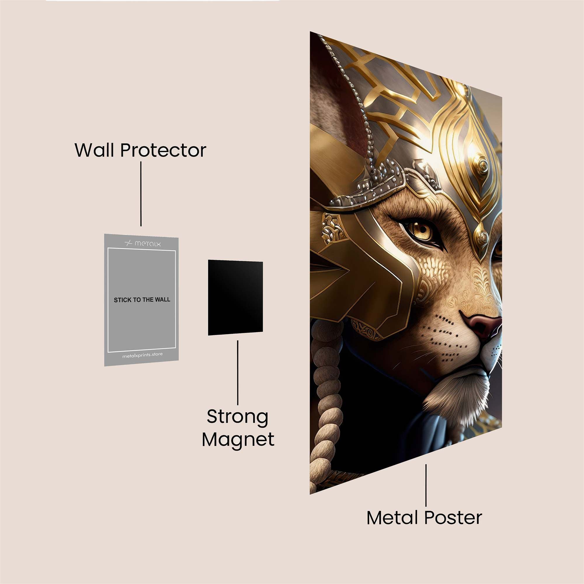 Lion Majesty Safe Wall Magnetic / M