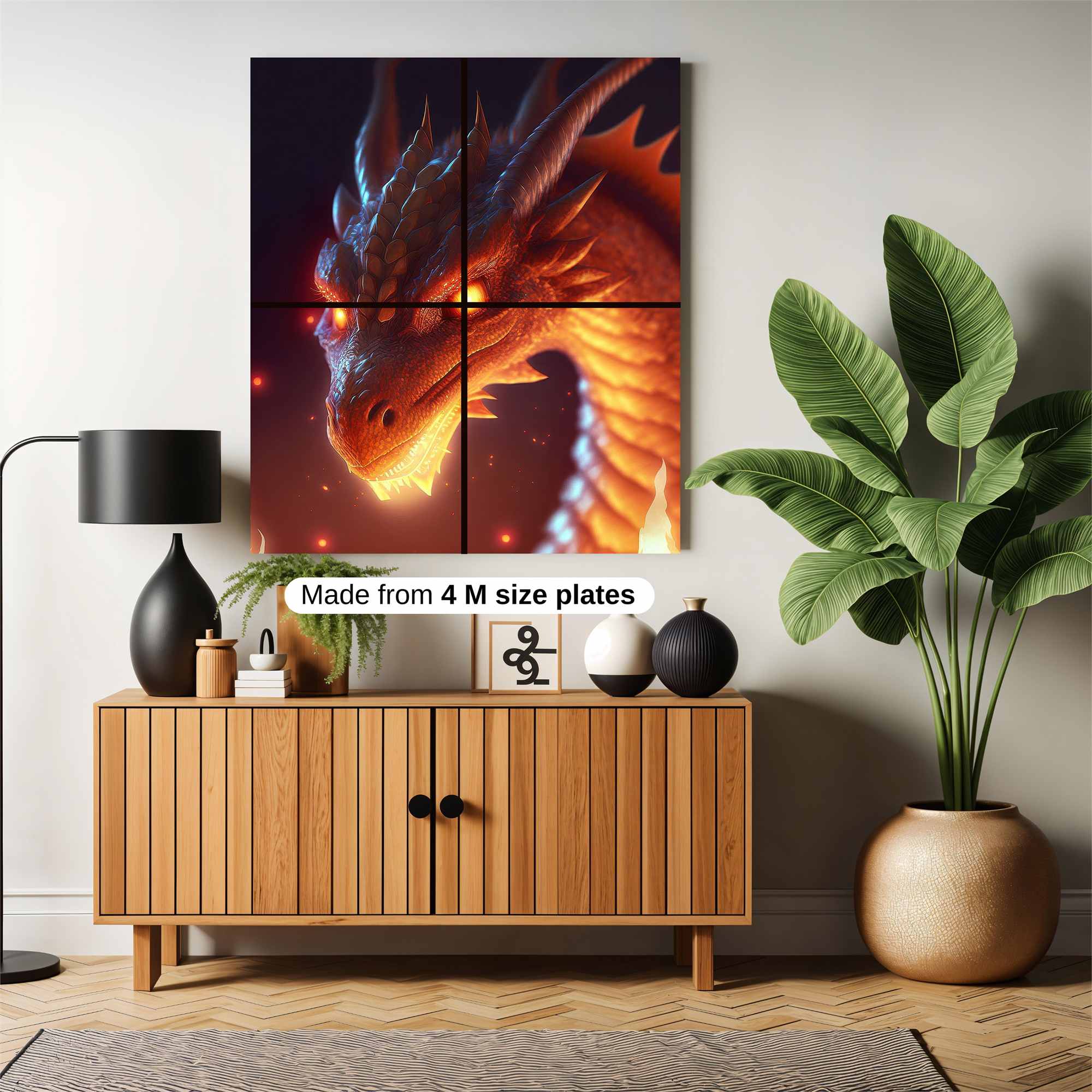Dragon Blaze Safe Wall Magnetic / M