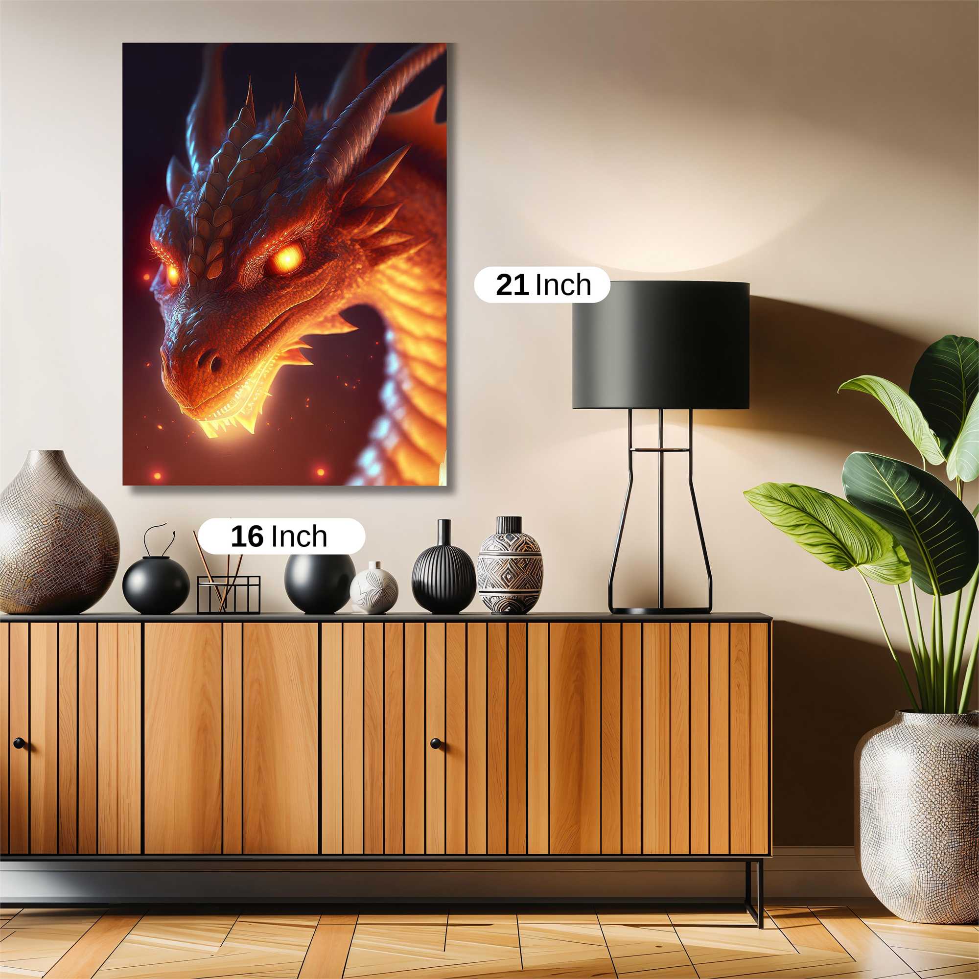 Dragon Blaze Safe Wall Magnetic / M