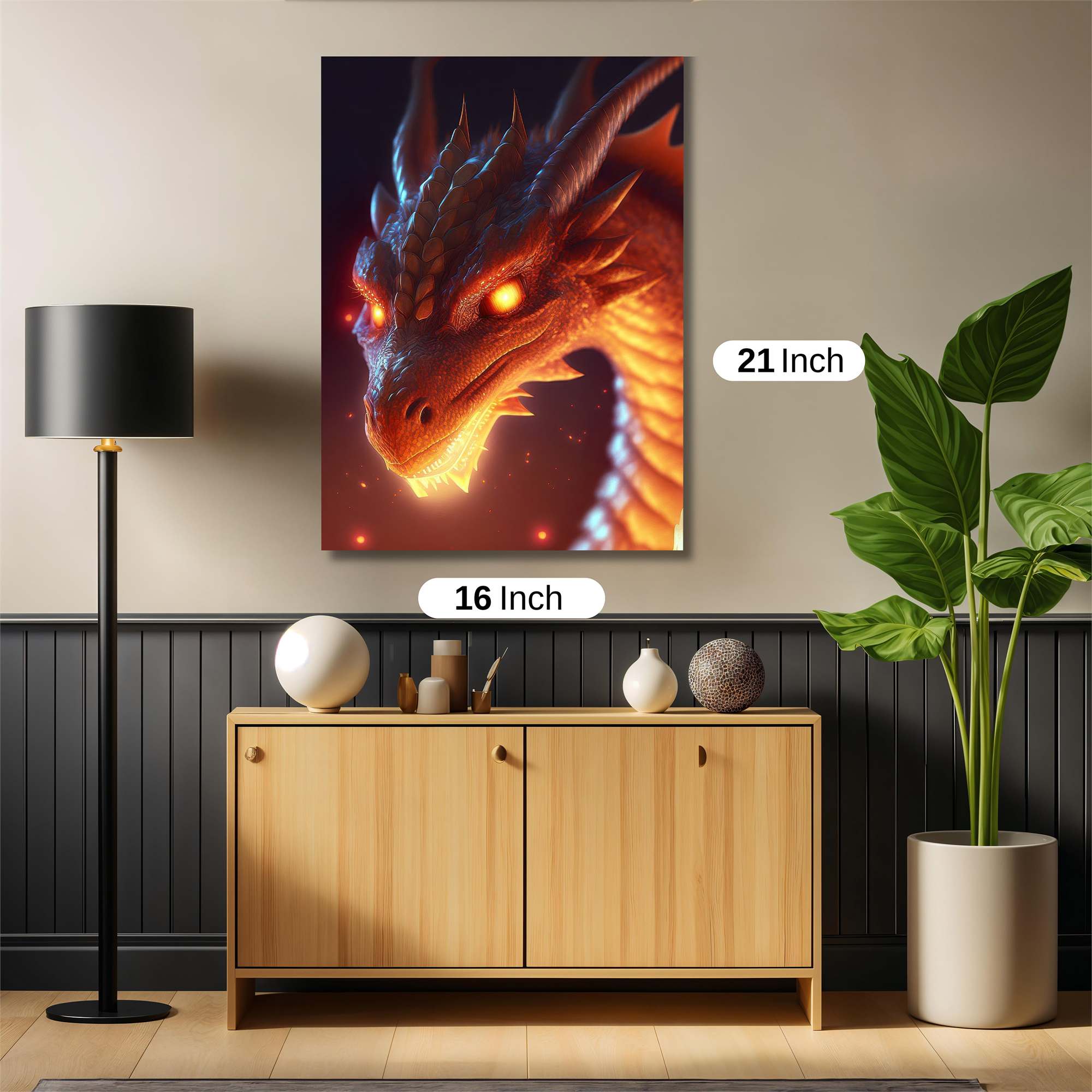 Dragon Blaze Safe Wall Magnetic / M