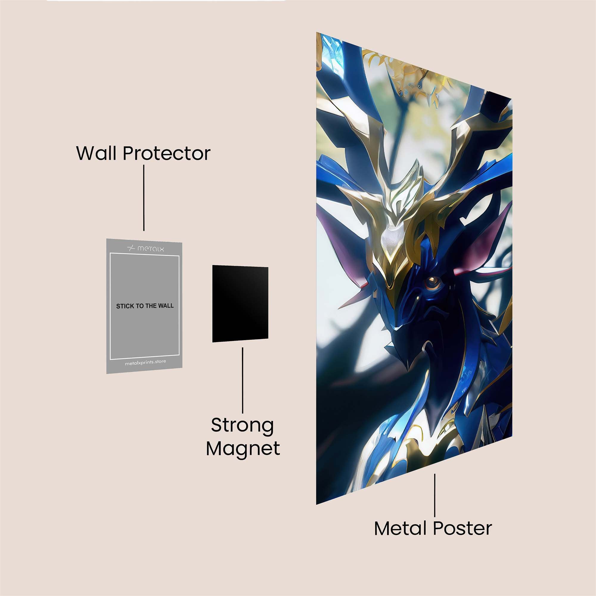 Dragon Serenity Safe Wall Magnetic / M