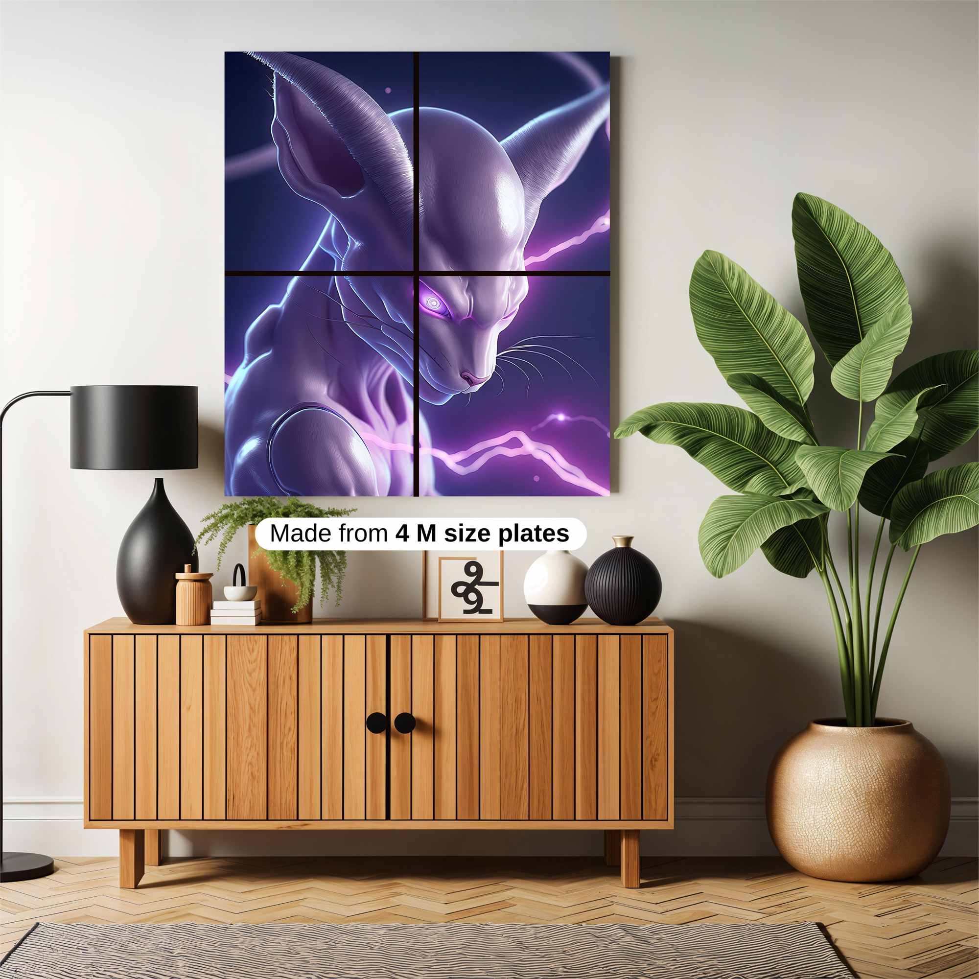 Mewtwo Menace Safe Wall Magnetic / M