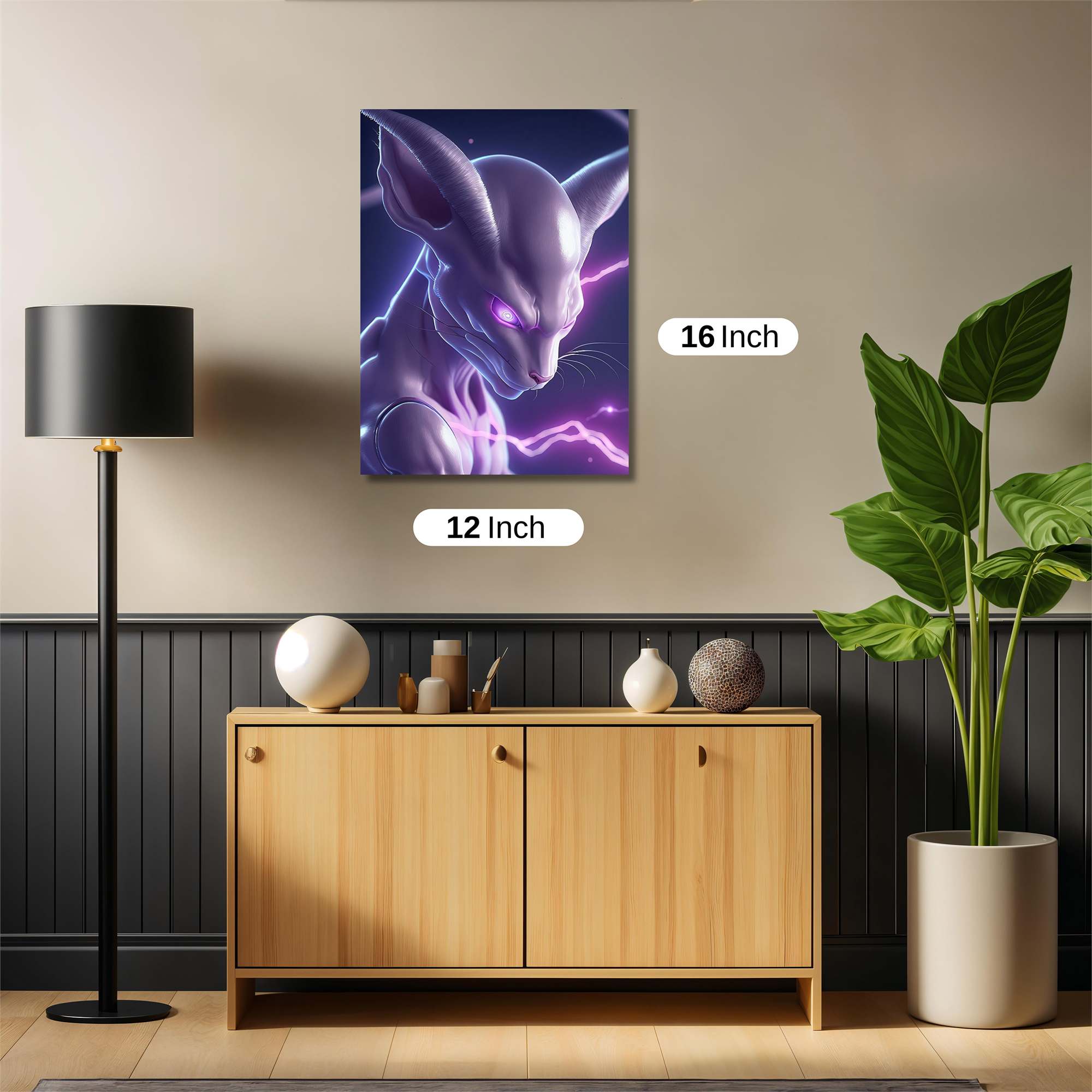 Mewtwo Menace Safe Wall Magnetic / M