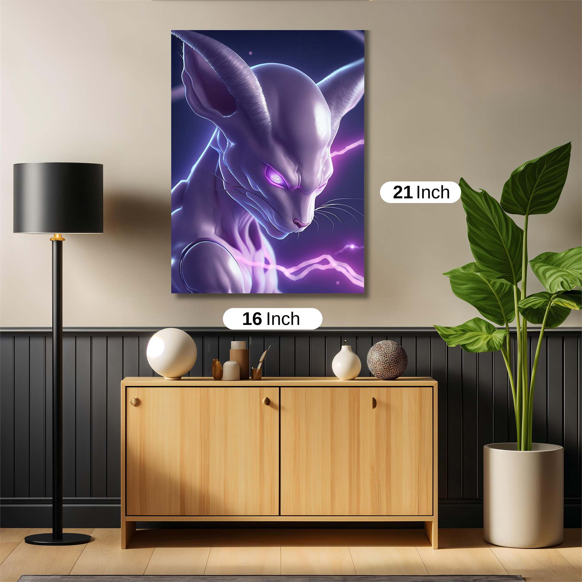 Mewtwo Menace Safe Wall Magnetic / M