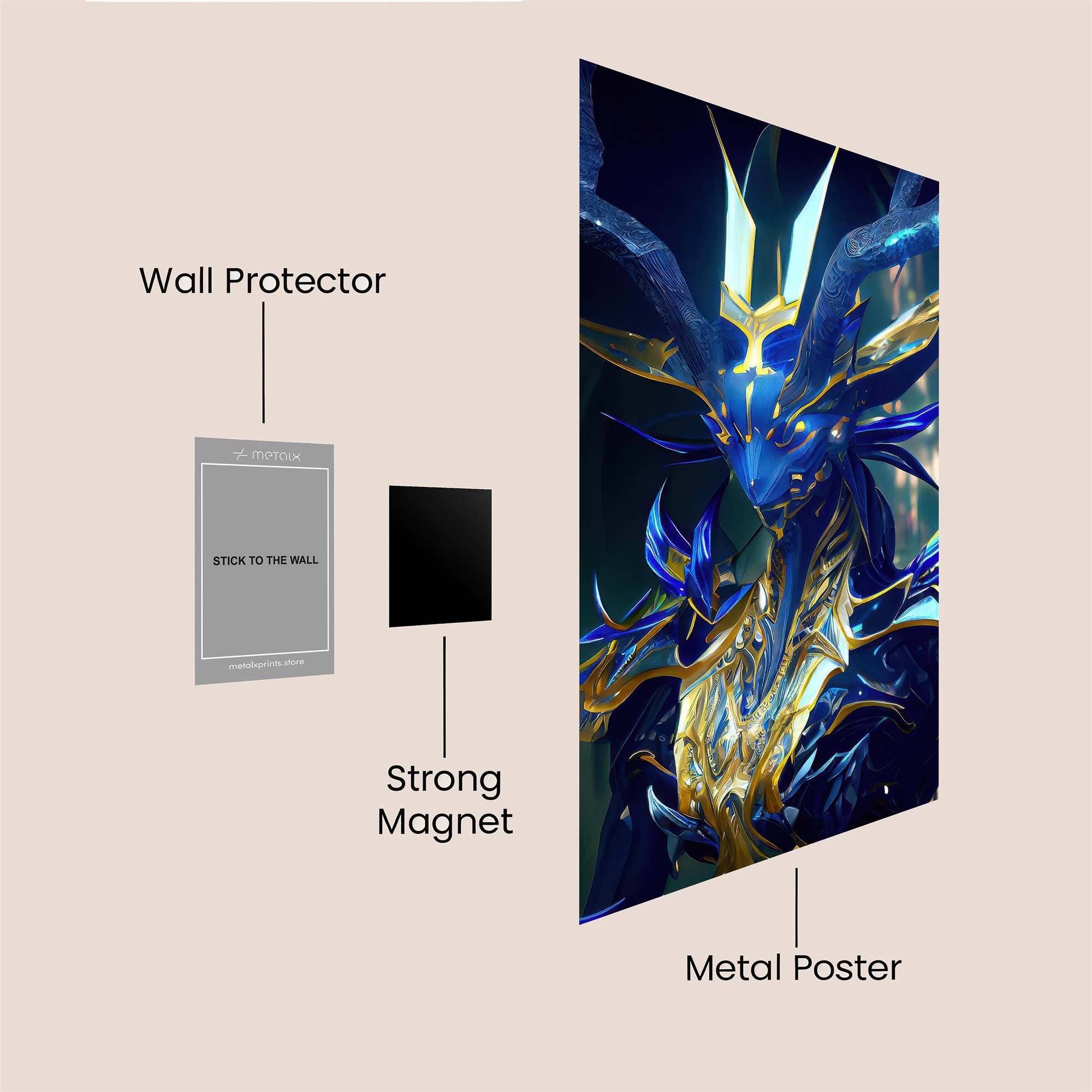 Demon Sovereign Safe Wall Magnetic / M