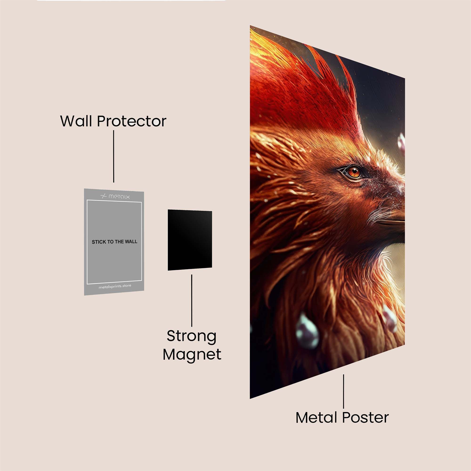 Phoenix Regal Safe Wall Magnetic / M