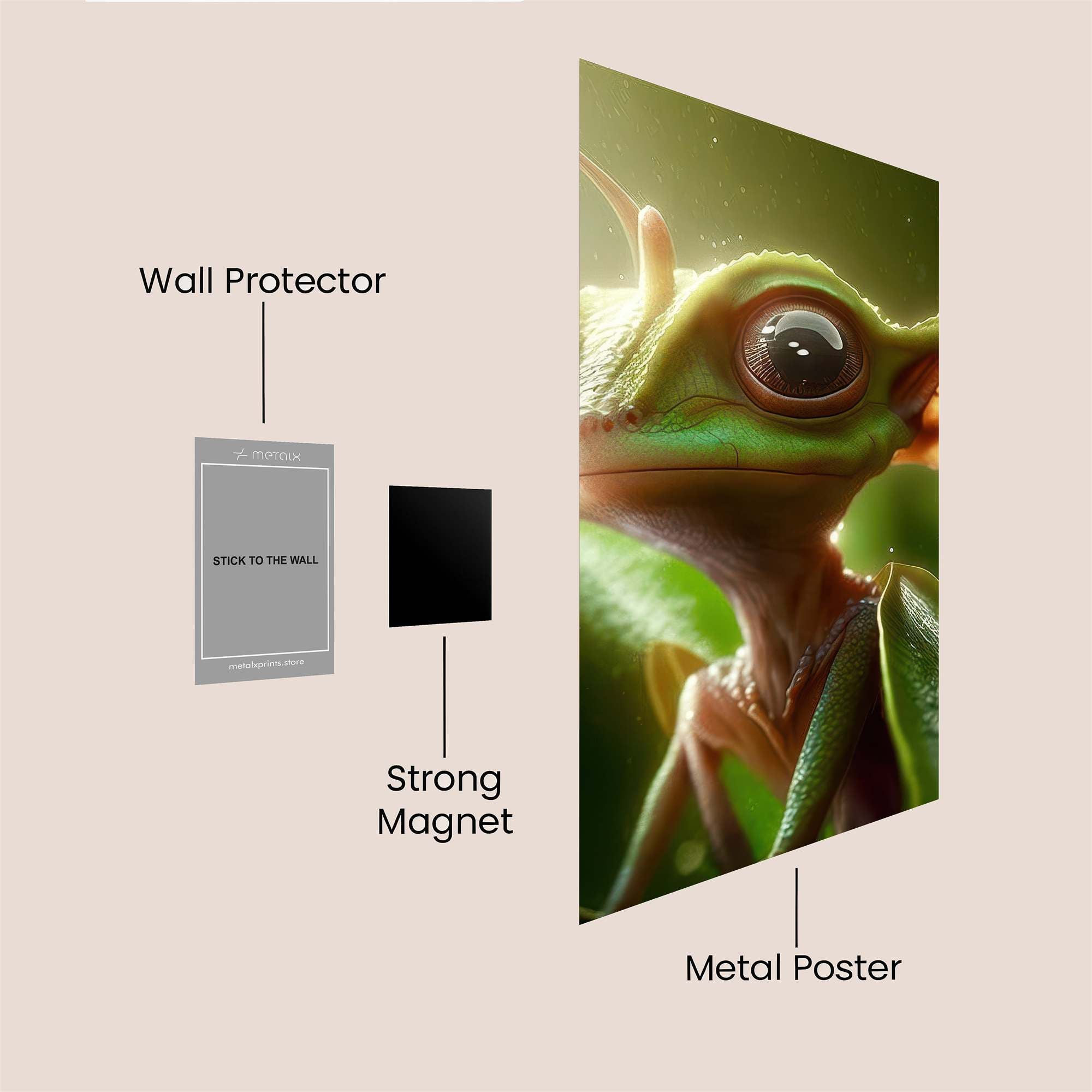 Leafling Whimsy Safe Wall Magnetic / M