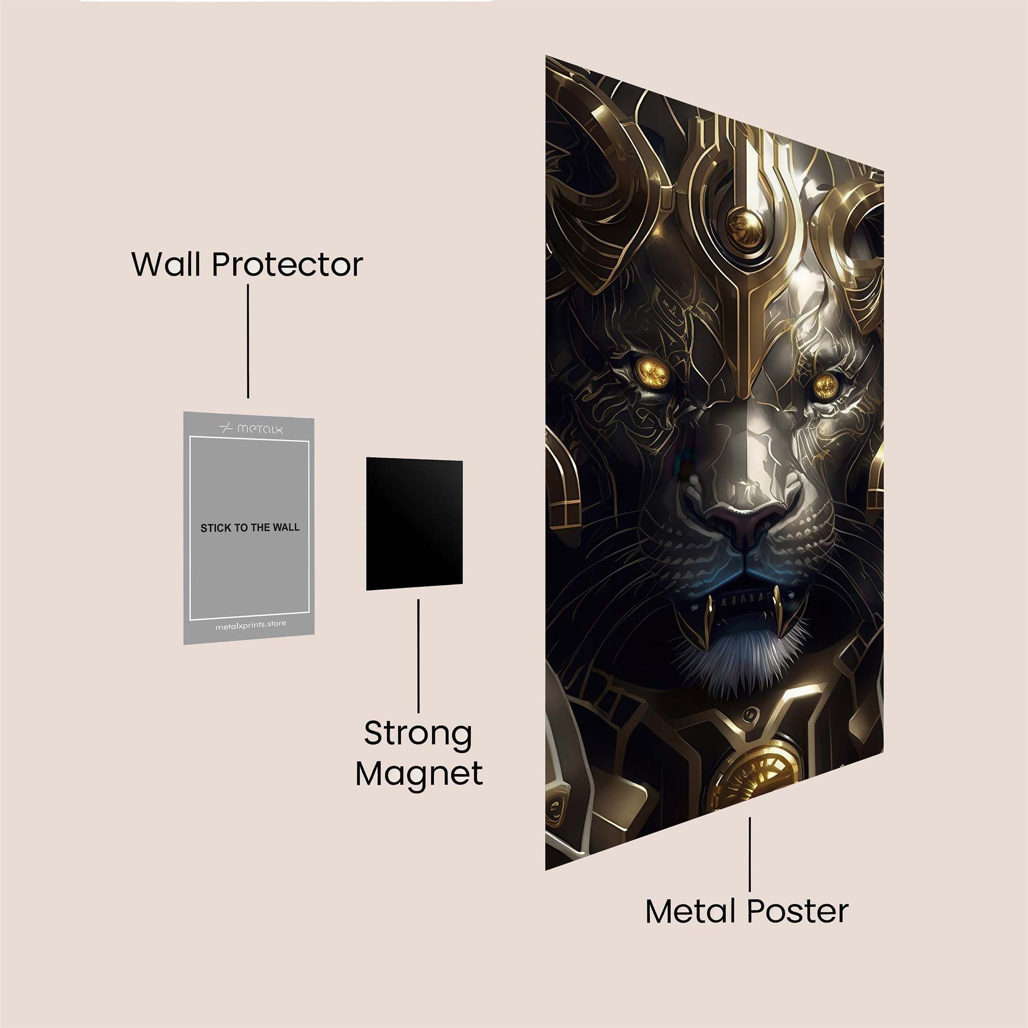 Lion Sovereign Safe Wall Magnetic / M