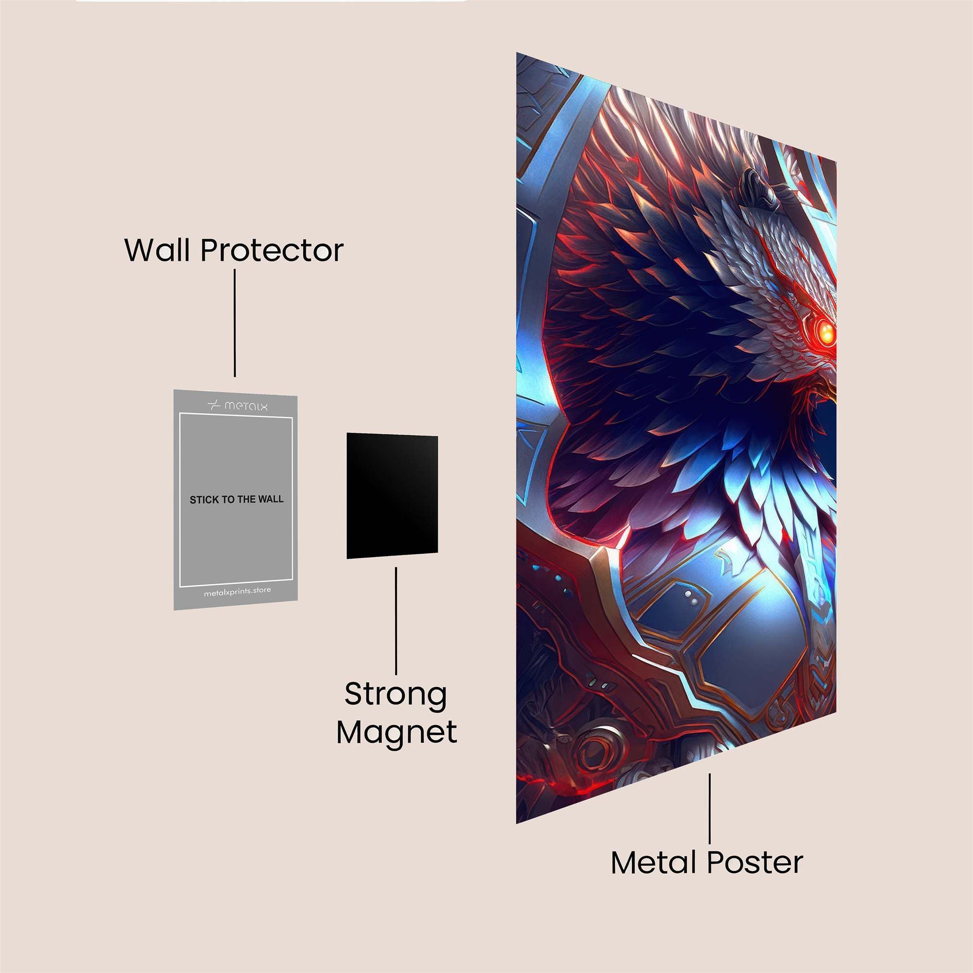 Phoenix Radiant Safe Wall Magnetic / M