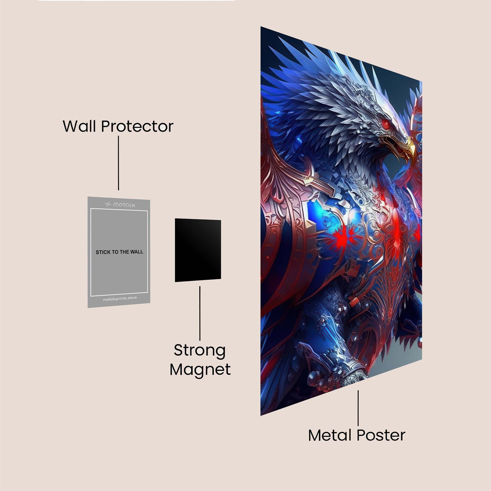 Phoenix Radiant Safe Wall Magnetic / M