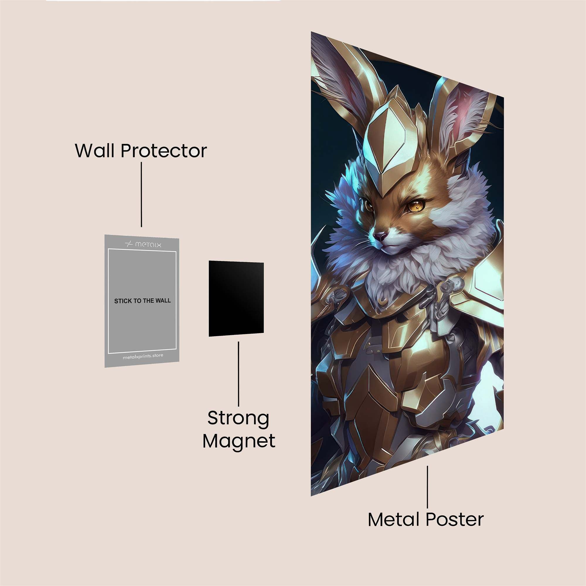 Knightly Valor Safe Wall Magnetic / M