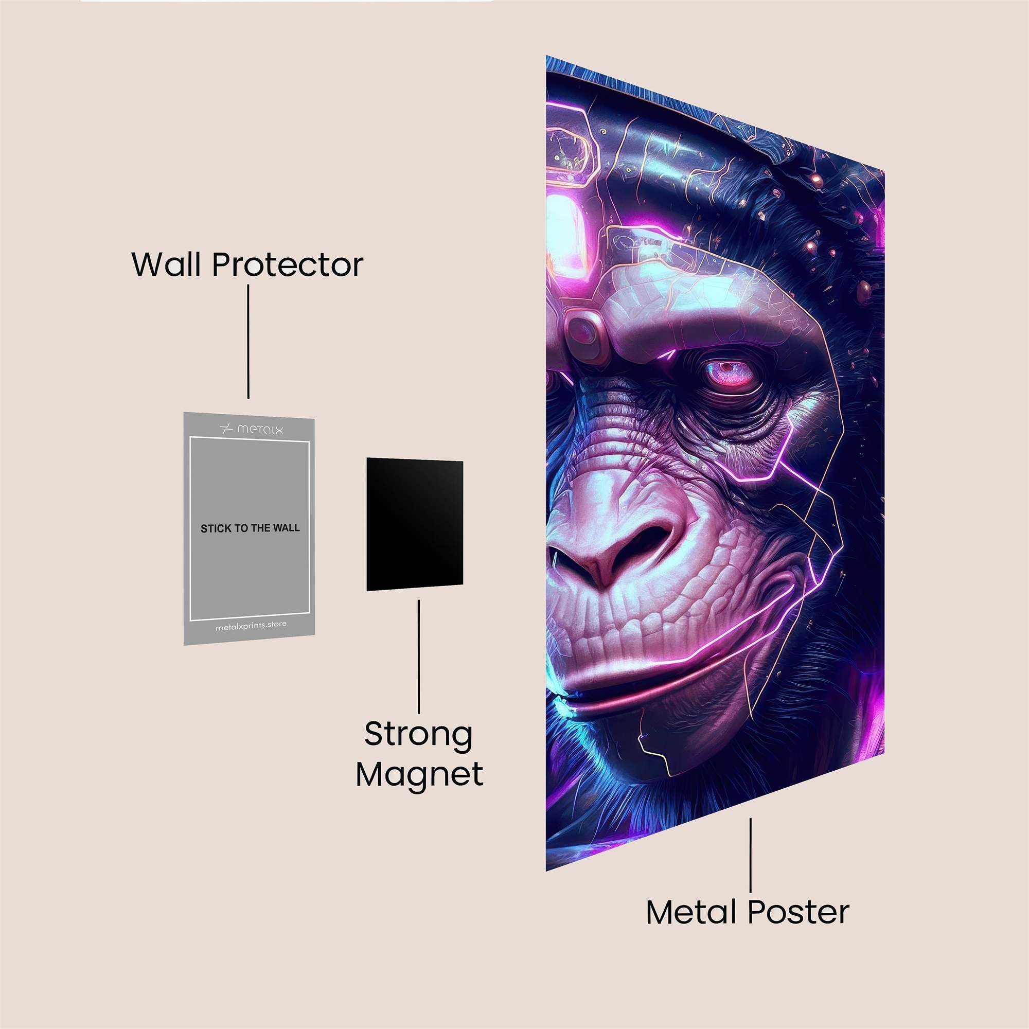 Ape Ascension Safe Wall Magnetic / M