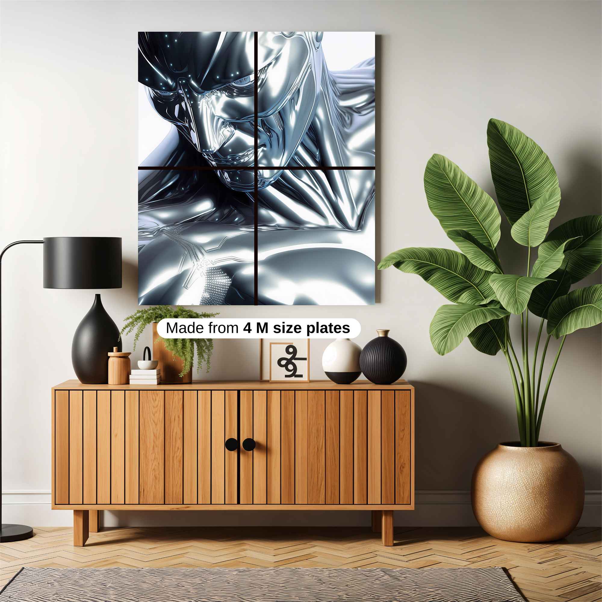 Silver Sentinel Safe Wall Magnetic / M