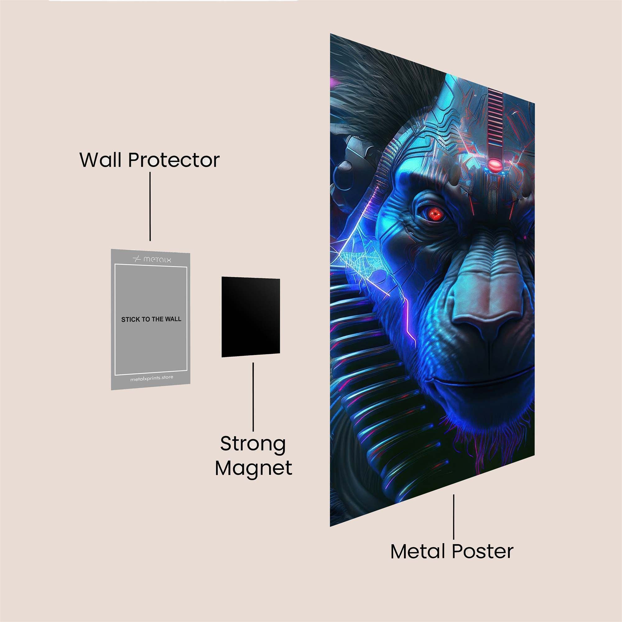 Anubis Cyber Safe Wall Magnetic / M