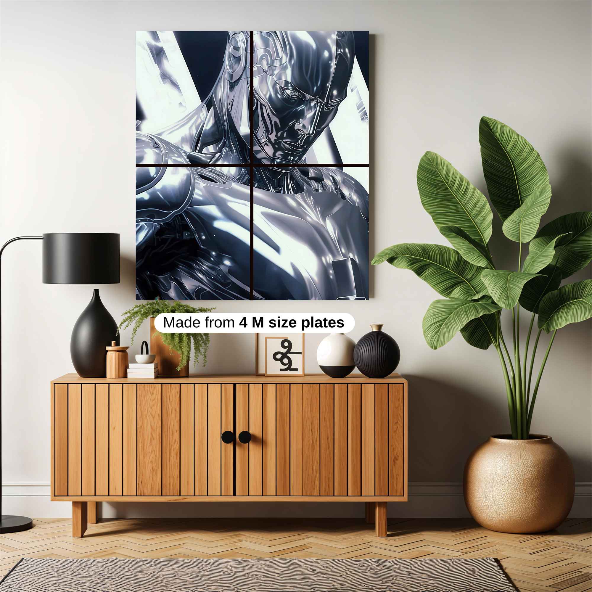 Silver Majesty Safe Wall Magnetic / M