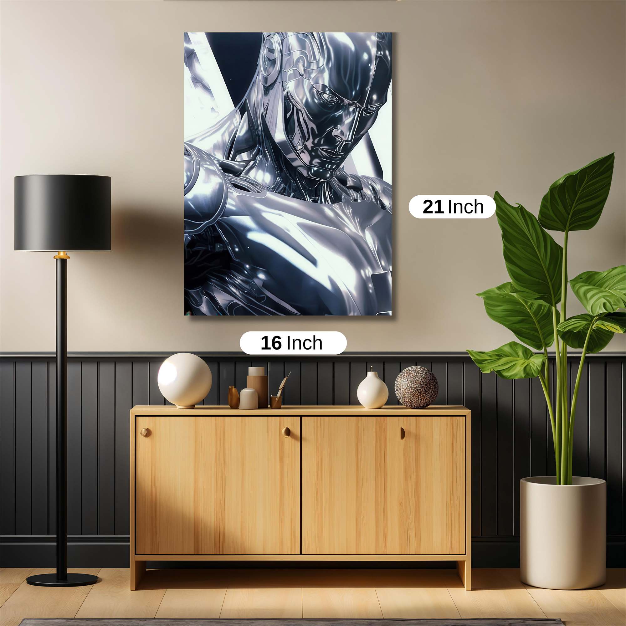 Silver Majesty Safe Wall Magnetic / M