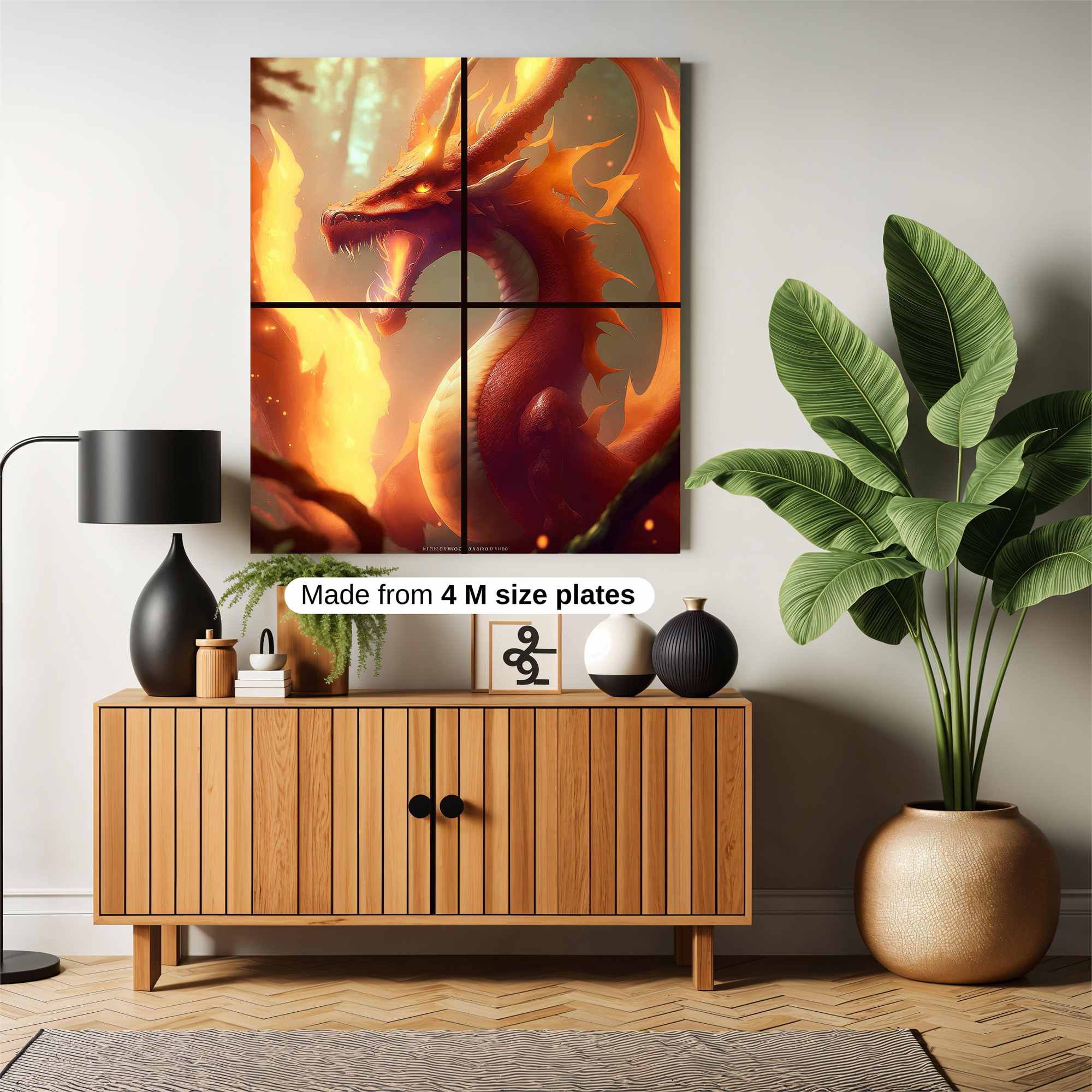 Dragon Blaze Safe Wall Magnetic / M