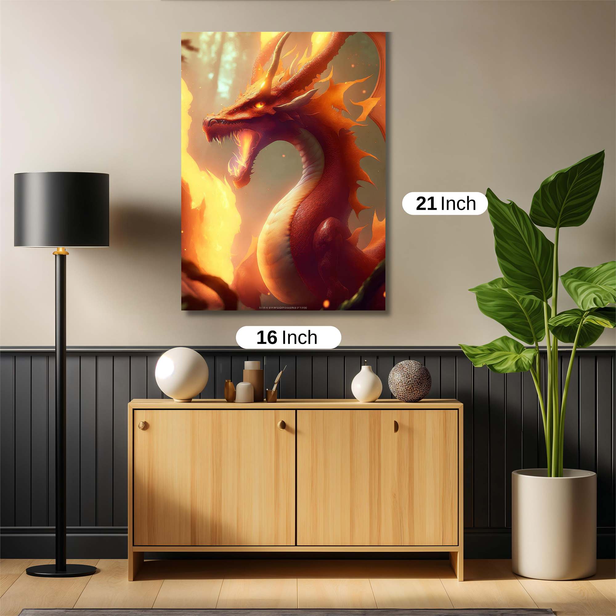 Dragon Blaze Safe Wall Magnetic / M