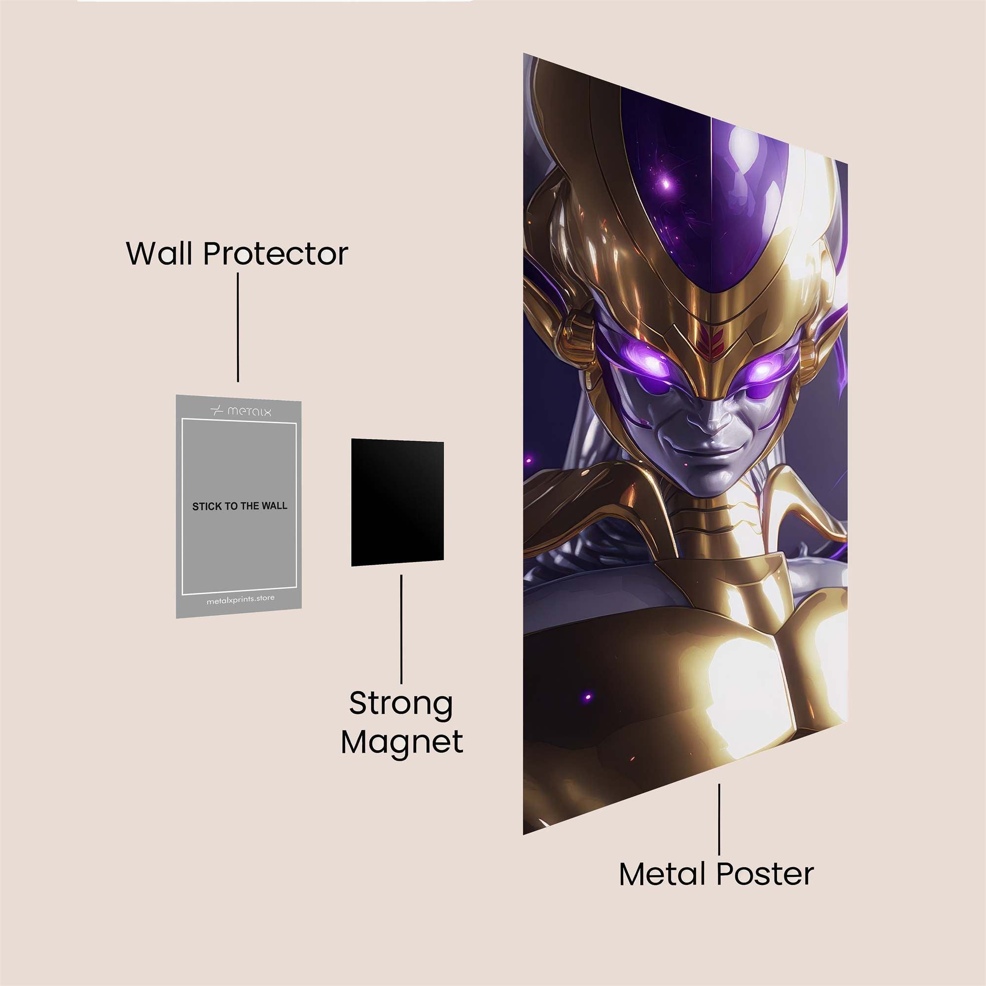 Frieza Regal Safe Wall Magnetic / M