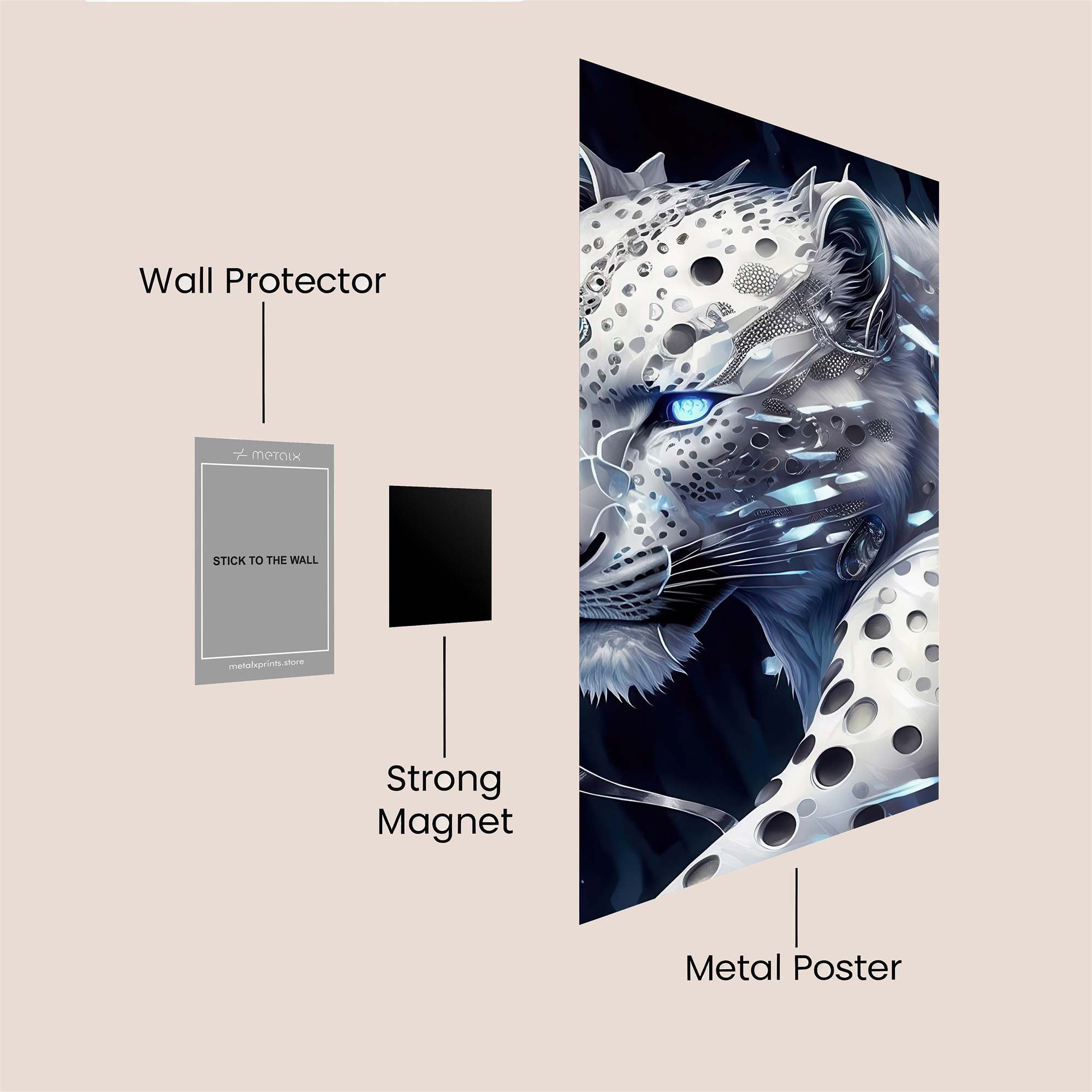 Frostbound Majesty Safe Wall Magnetic / M
