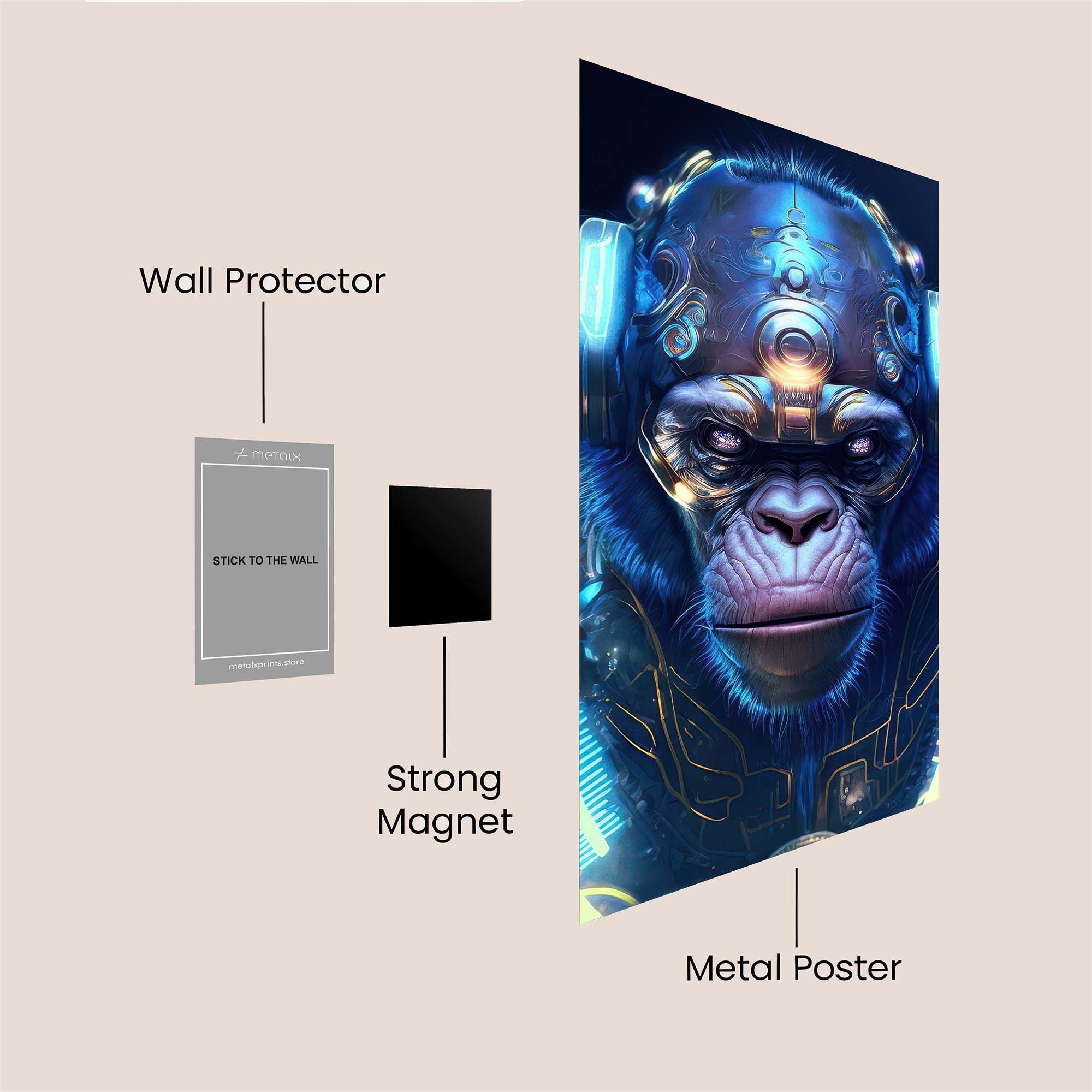 Ape Ascendant Safe Wall Magnetic / M