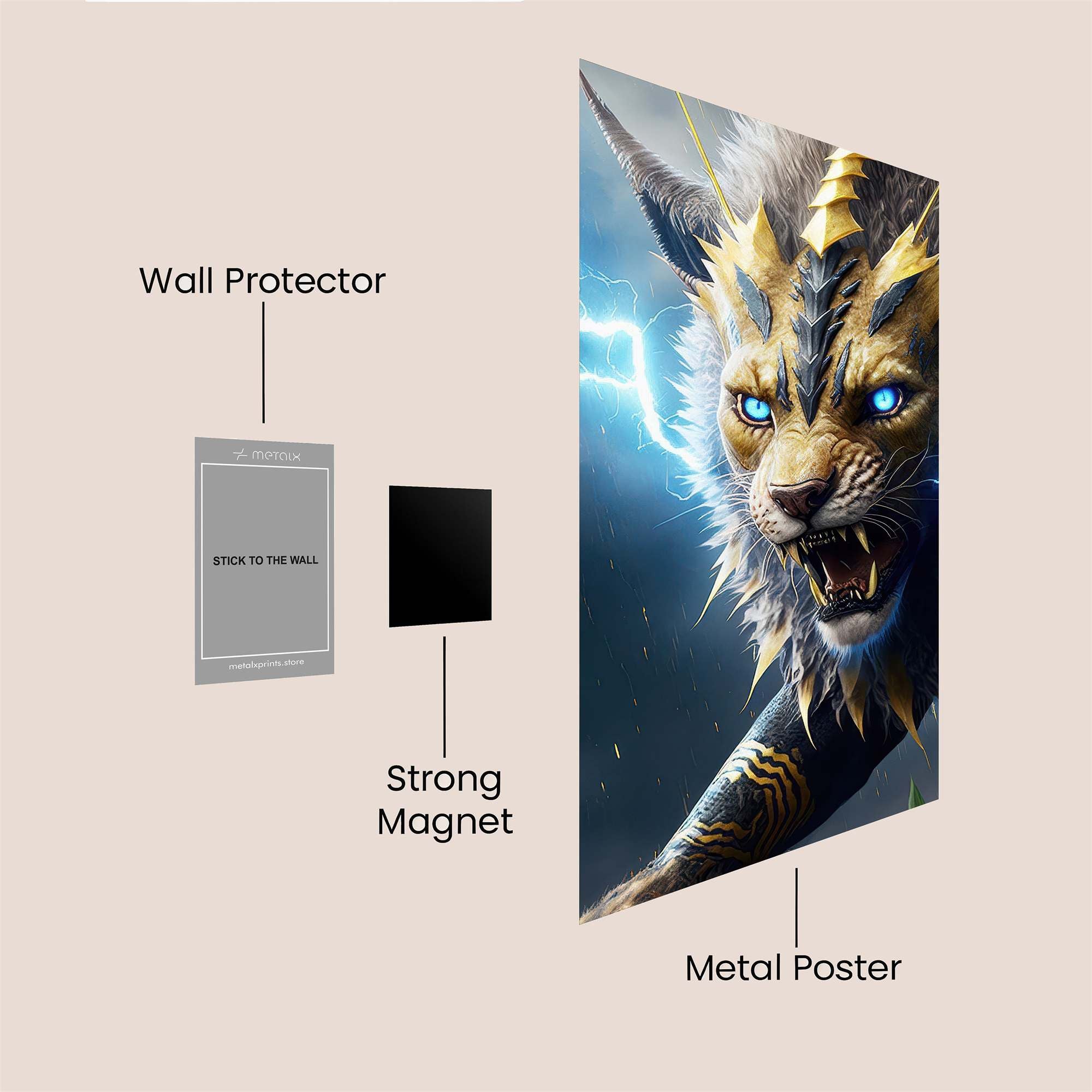 Thunder Majesty Safe Wall Magnetic / M