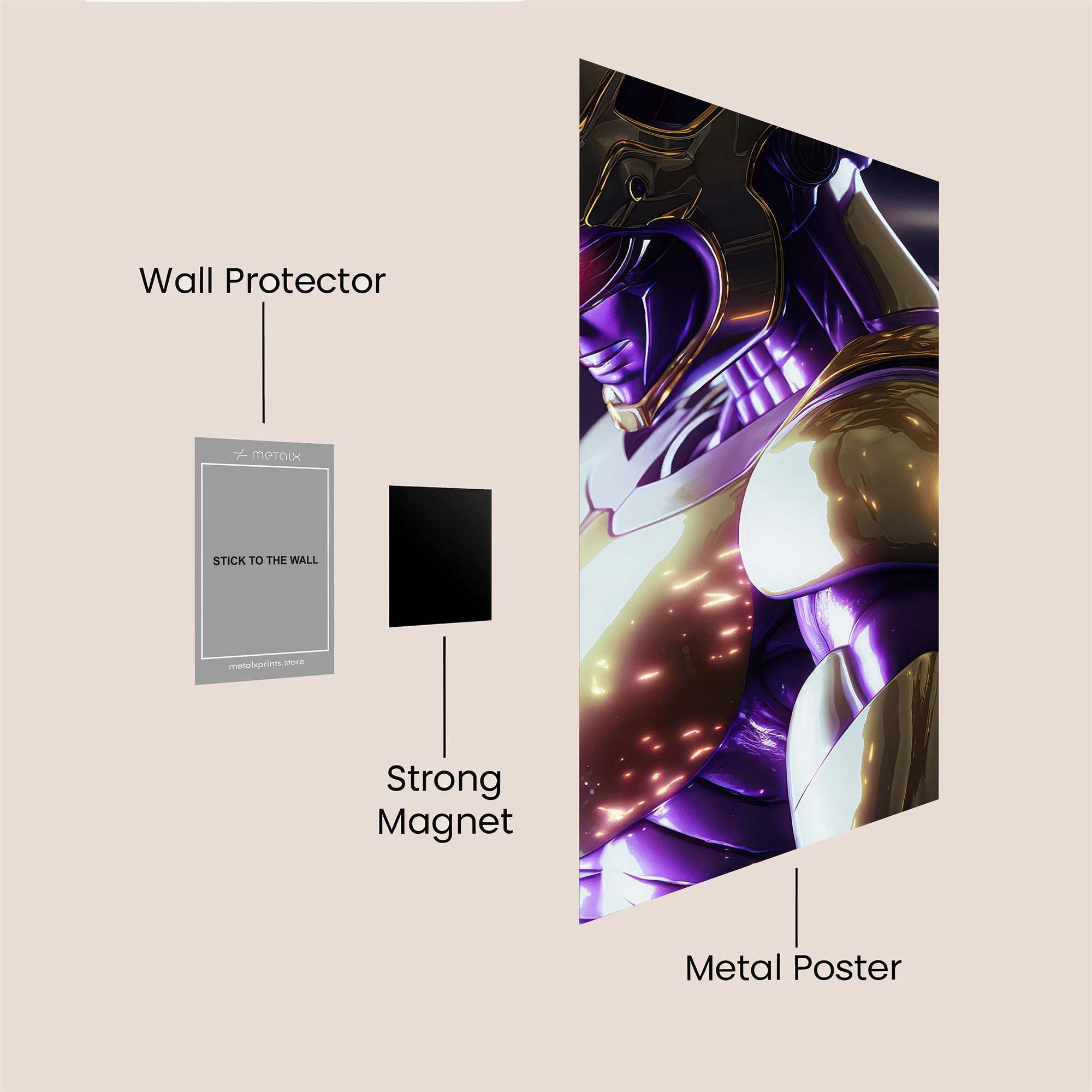 Frieza Menacing Safe Wall Magnetic / M