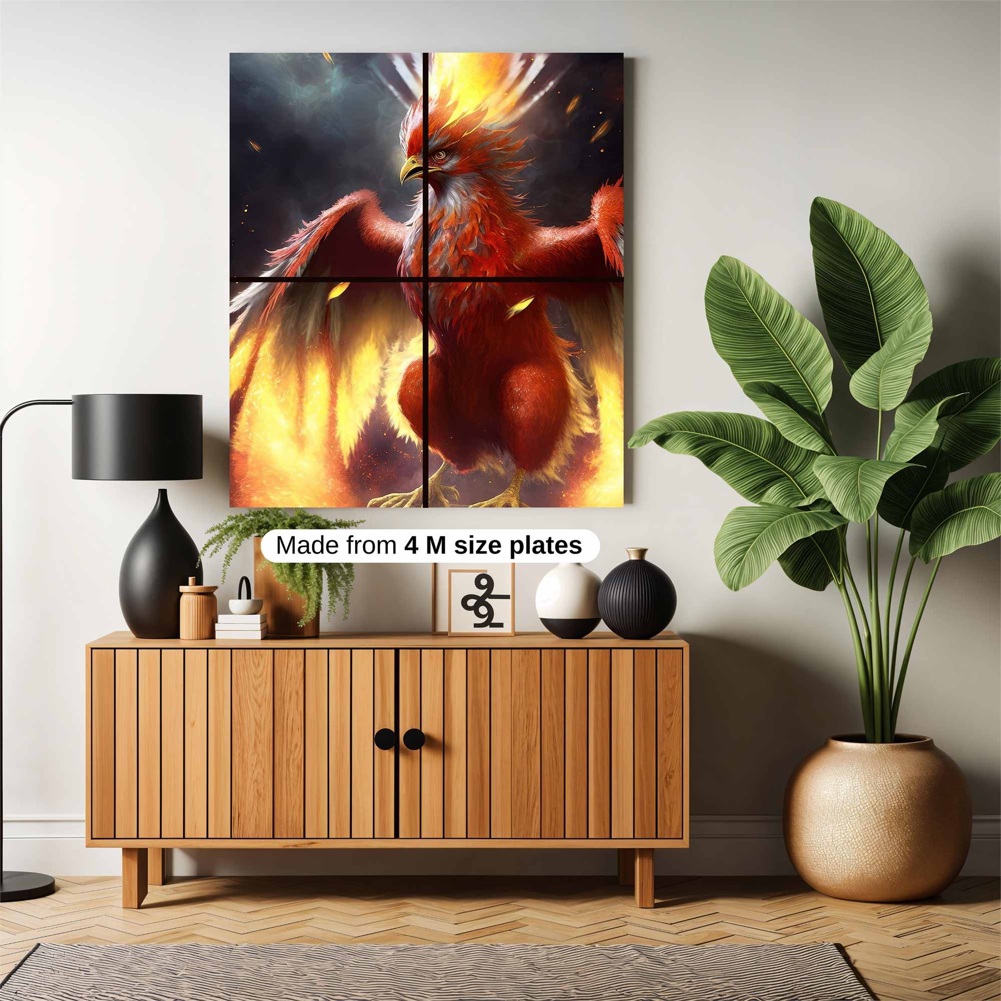 Phoenix Blaze Safe Wall Magnetic / M