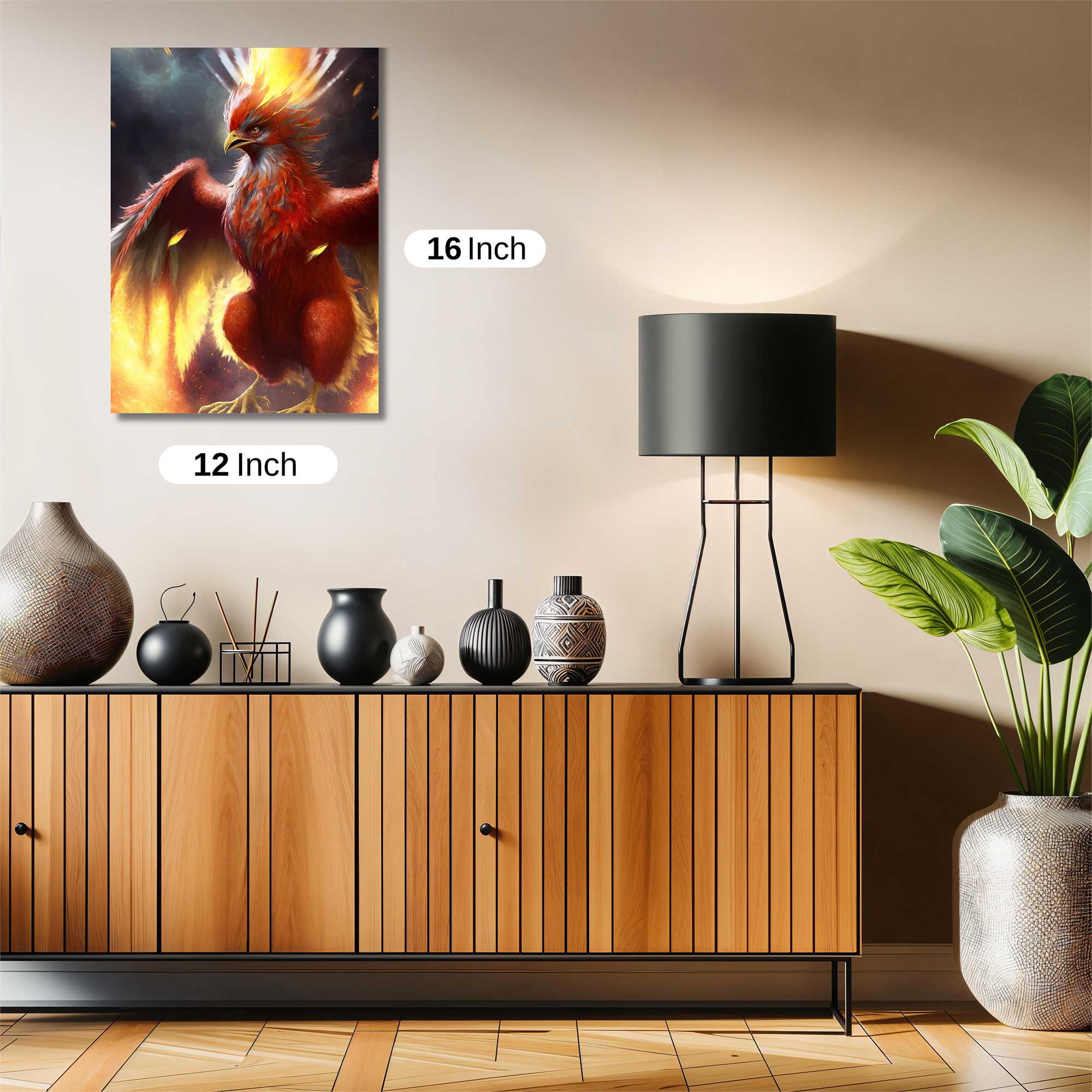 Phoenix Blaze Safe Wall Magnetic / M