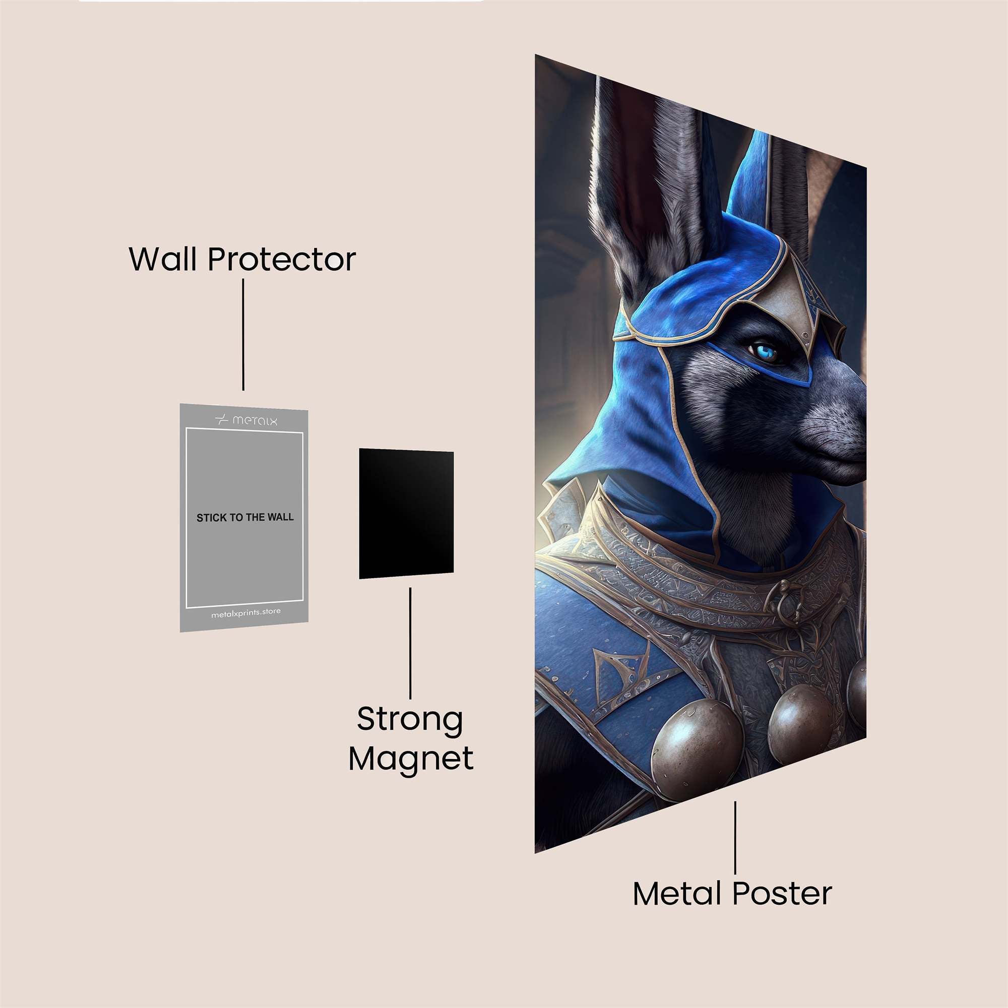 Anubis Enigma Safe Wall Magnetic / M