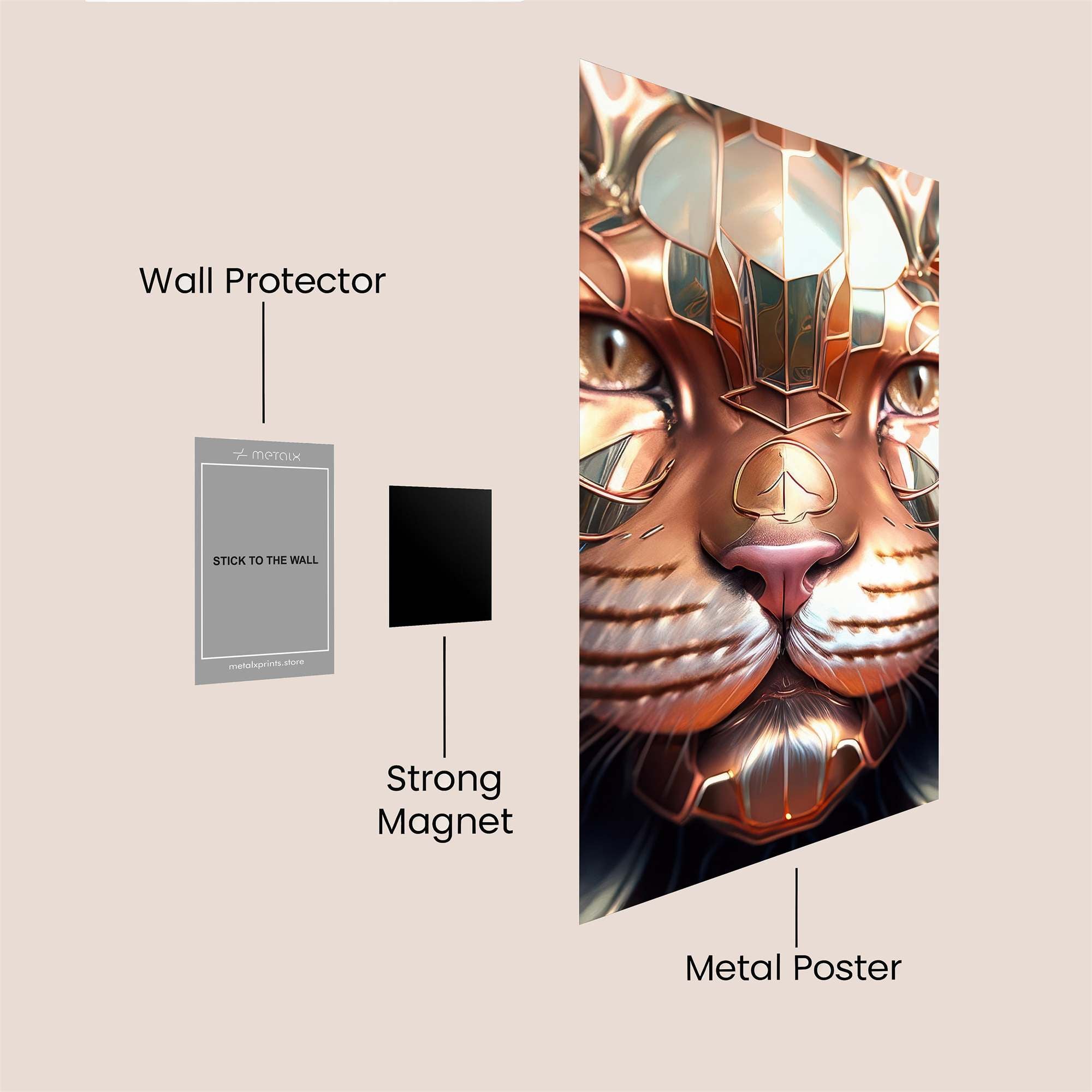 Mosaic Majesty Safe Wall Magnetic / M