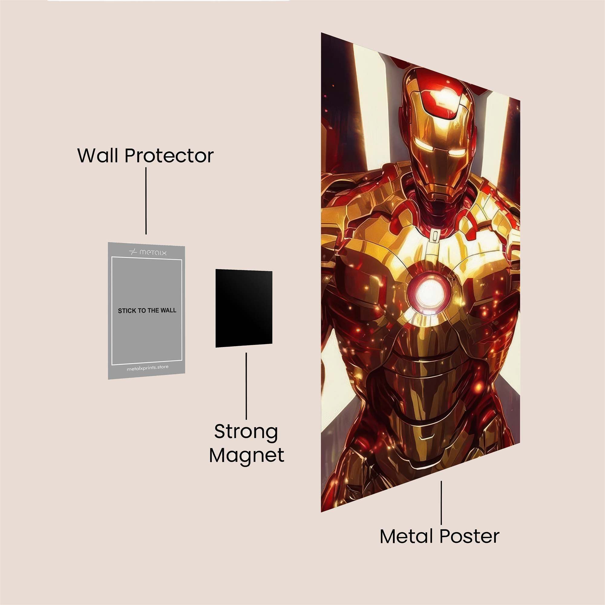 Ironheart Radiant Safe Wall Magnetic / M
