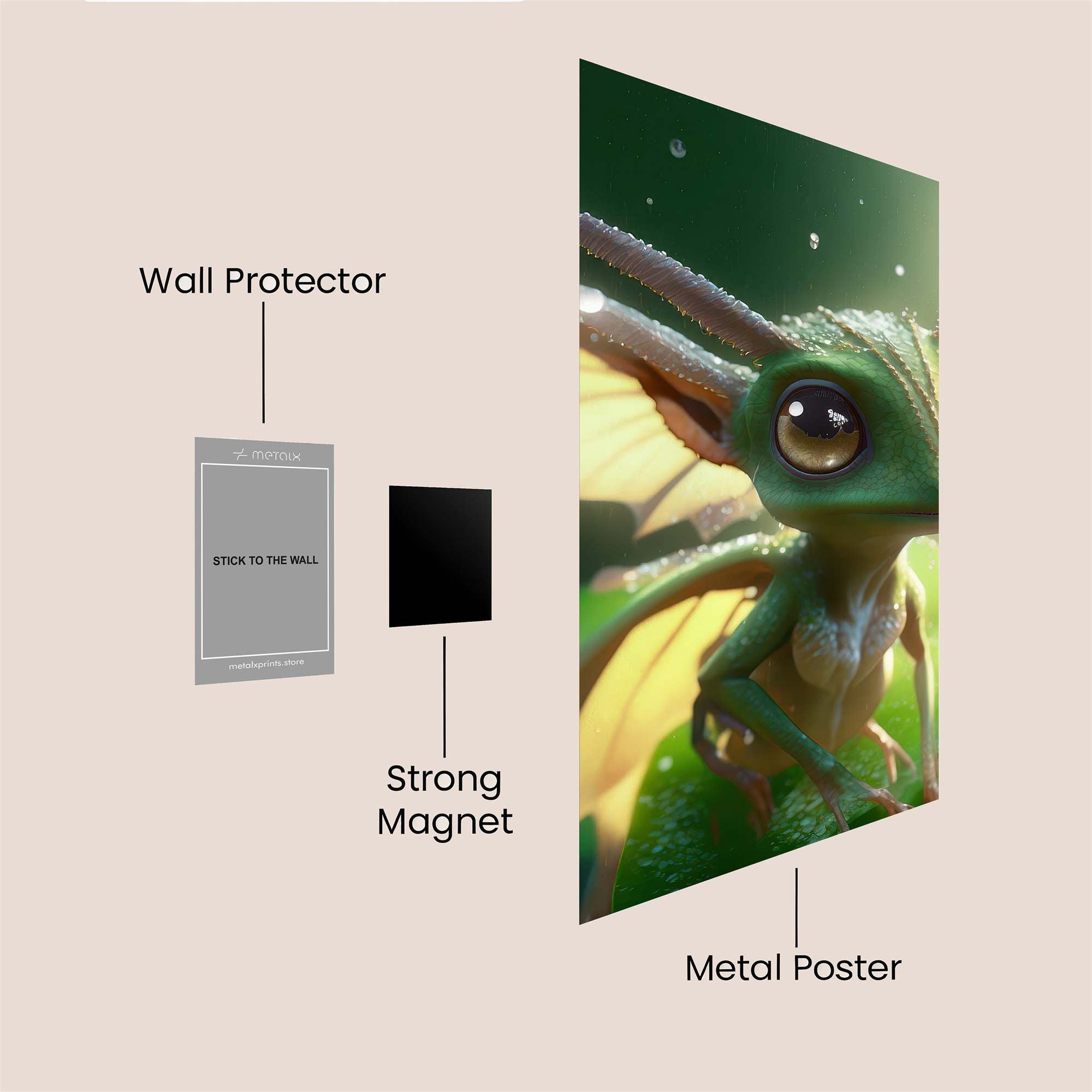 Fairy Whimsy Safe Wall Magnetic / M