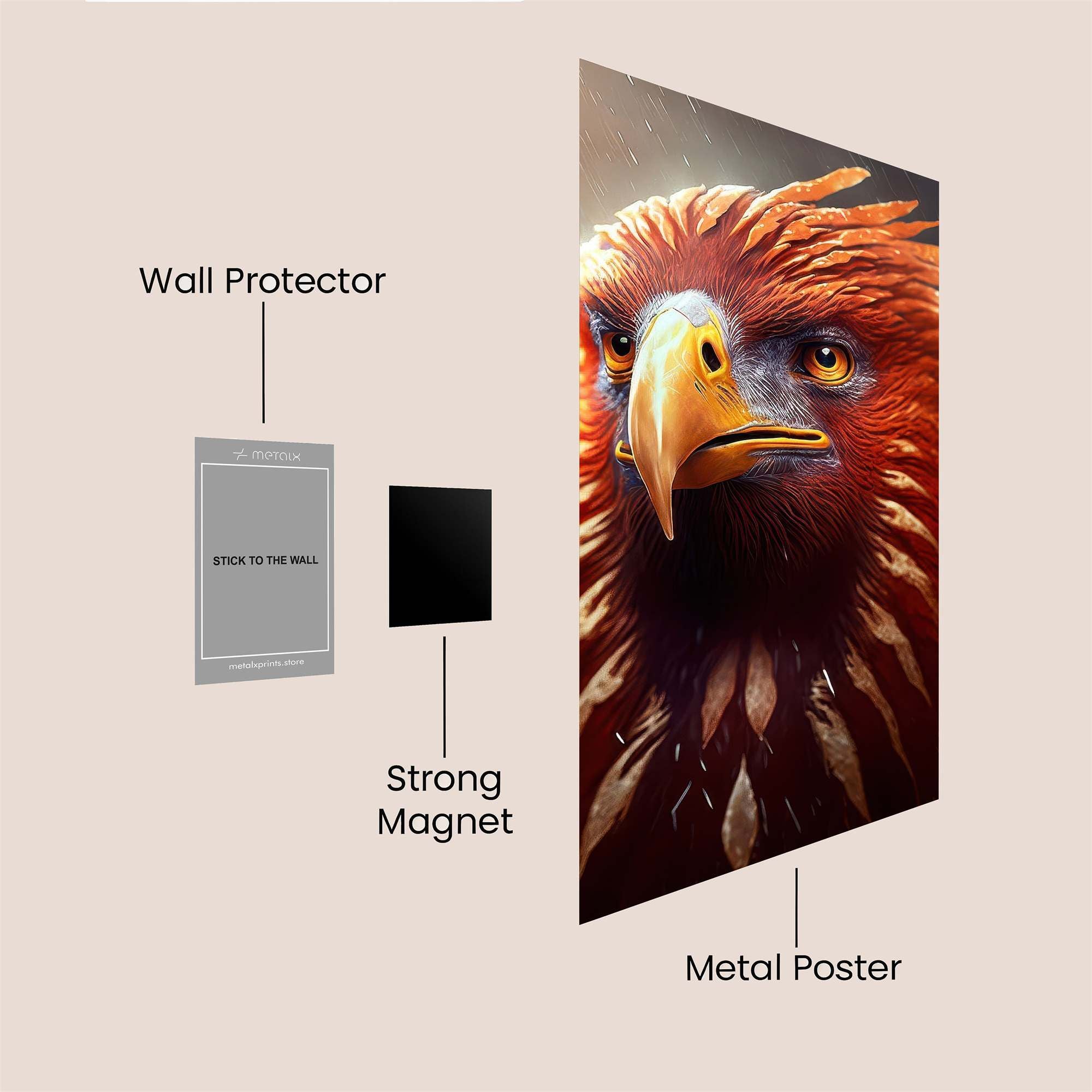 Phoenix Radiant Safe Wall Magnetic / M