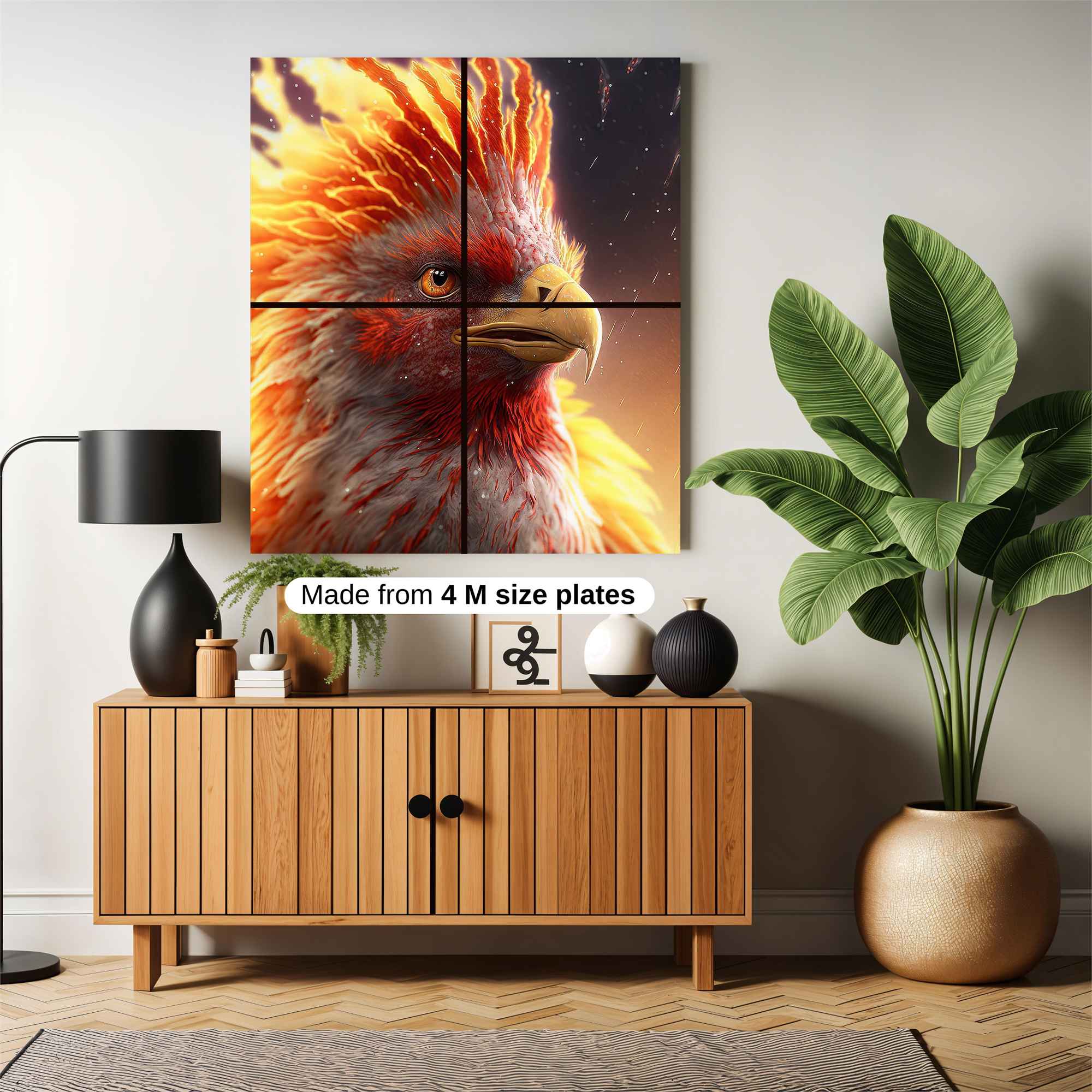 Phoenix Blaze Safe Wall Magnetic / M