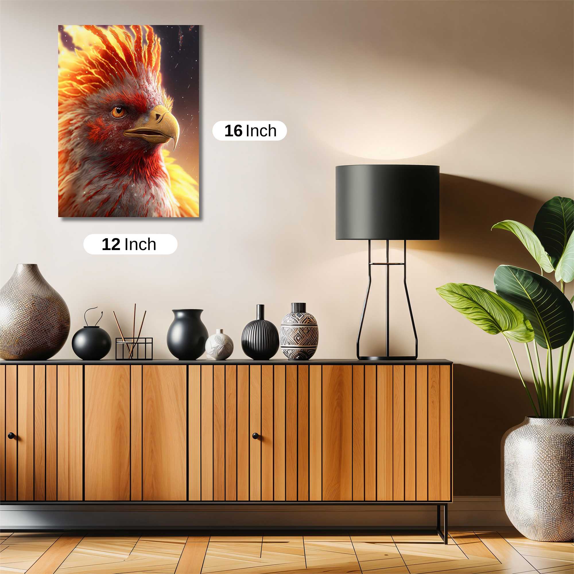 Phoenix Blaze Safe Wall Magnetic / M