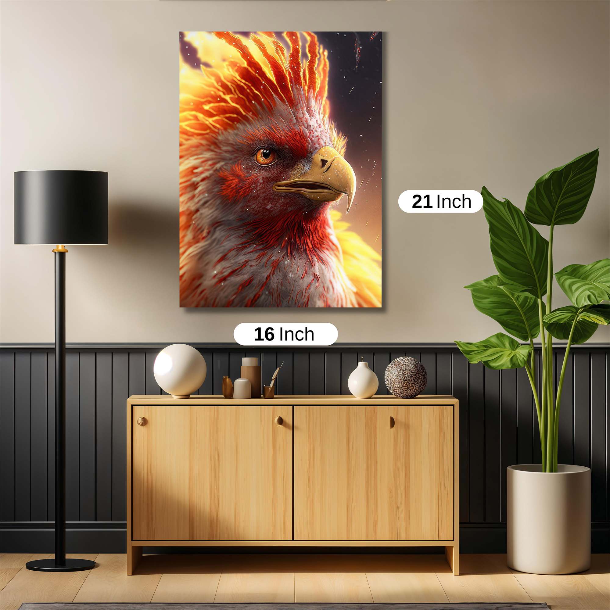 Phoenix Blaze Safe Wall Magnetic / M