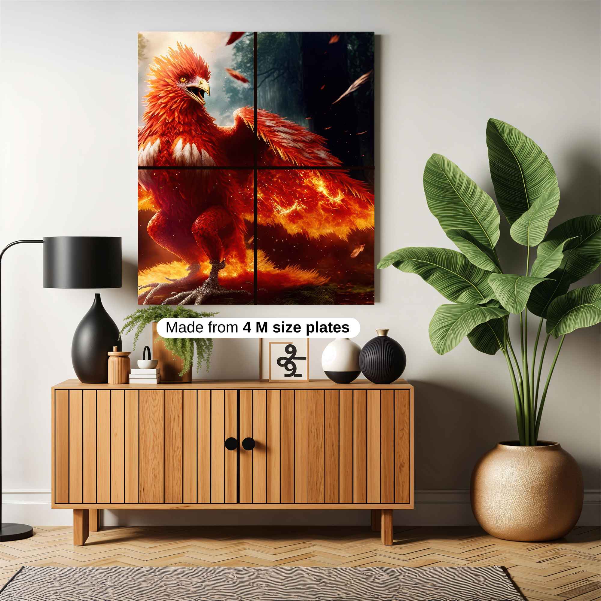 Phoenix Blaze Safe Wall Magnetic / M