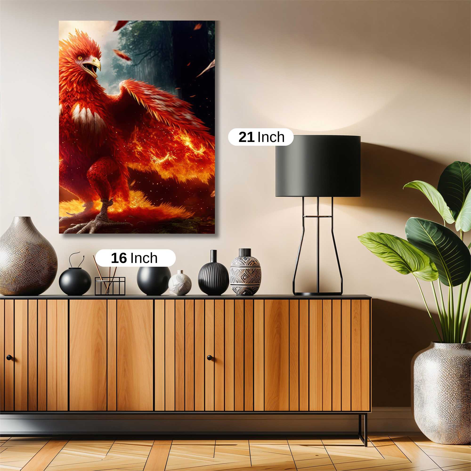 Phoenix Blaze Safe Wall Magnetic / M