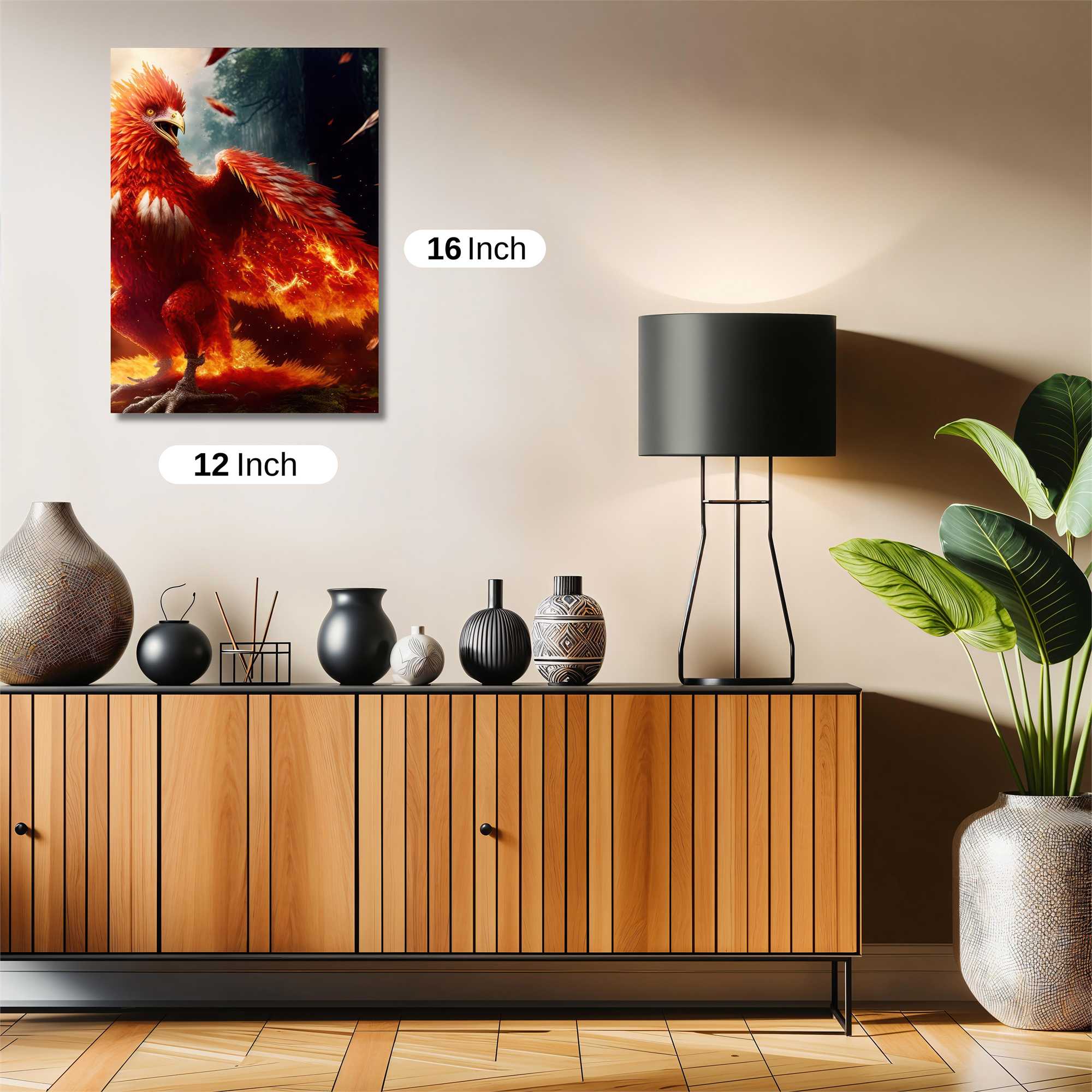 Phoenix Blaze Safe Wall Magnetic / M