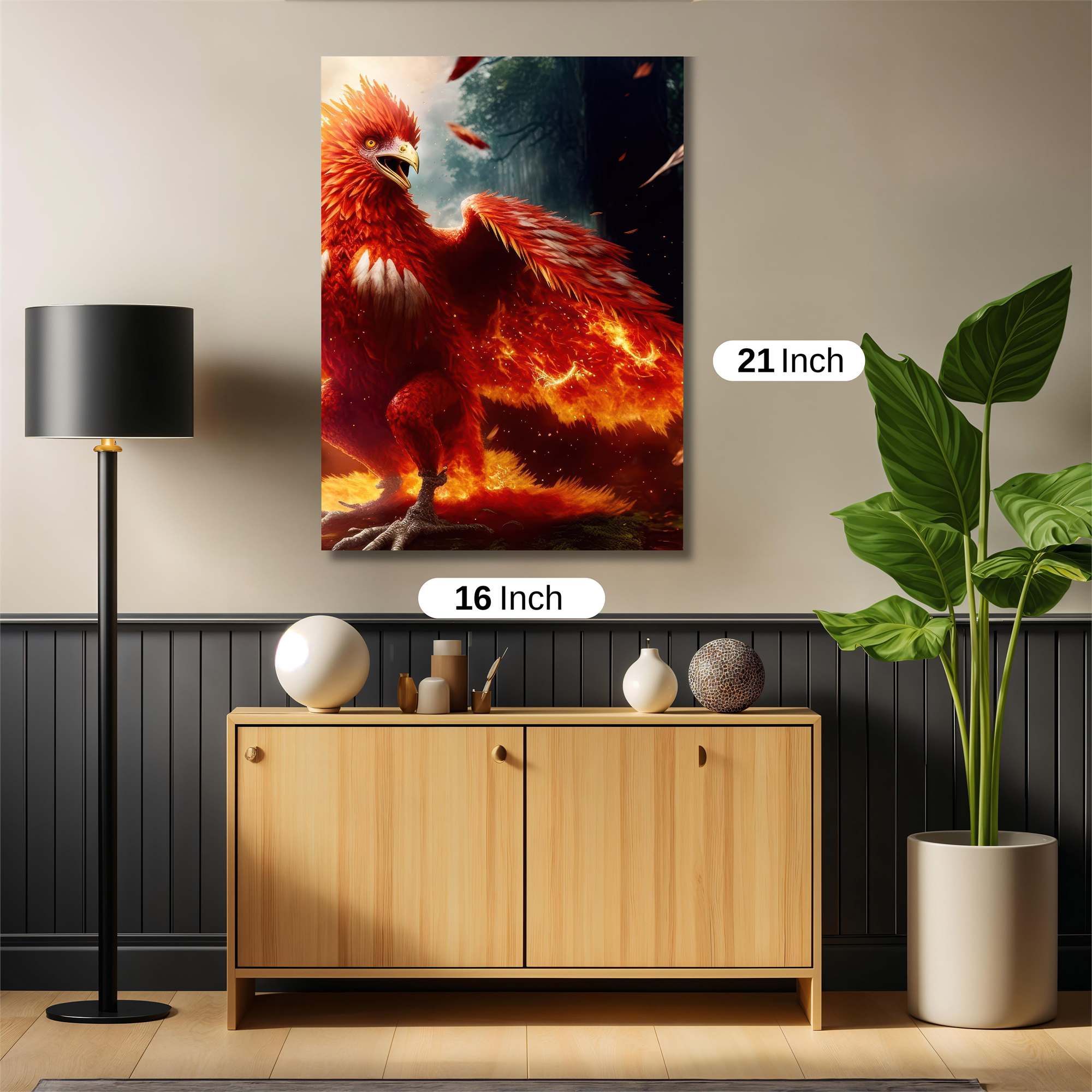 Phoenix Blaze Safe Wall Magnetic / M