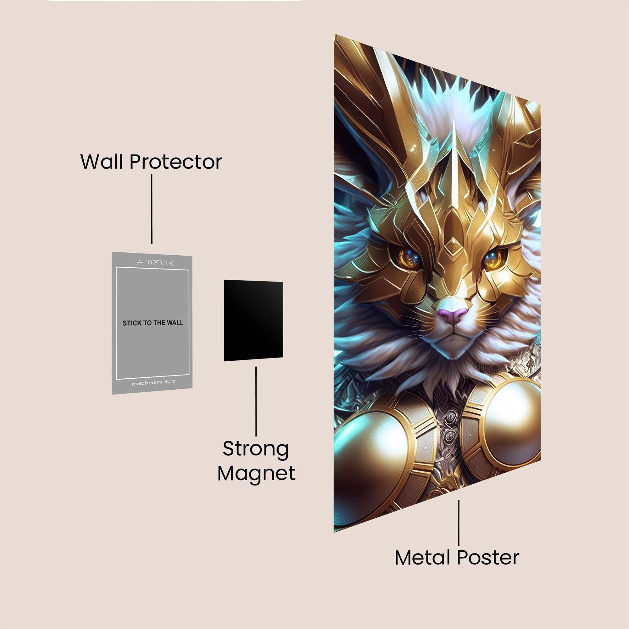 Regal Warrior Safe Wall Magnetic / M