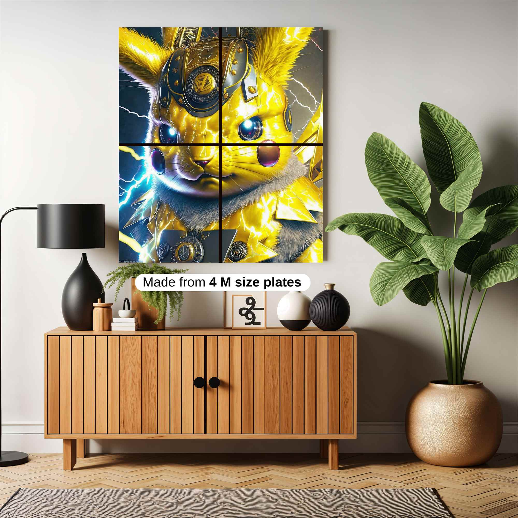 Pikachu Majestic Safe Wall Magnetic / M