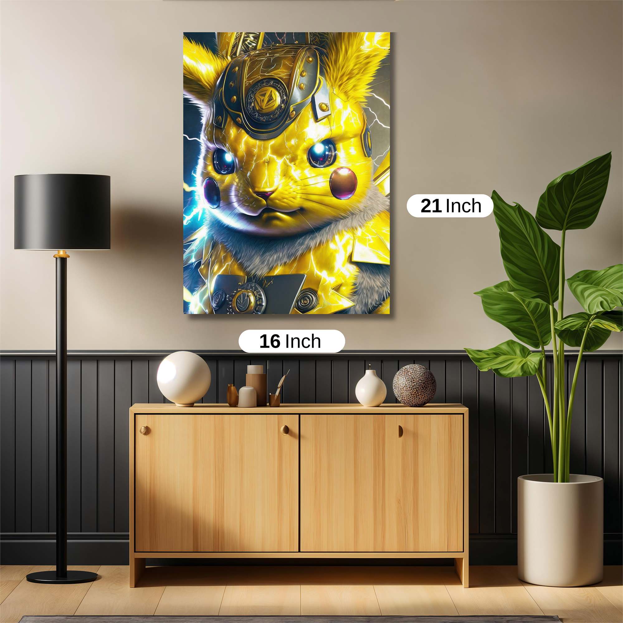 Pikachu Majestic Safe Wall Magnetic / M