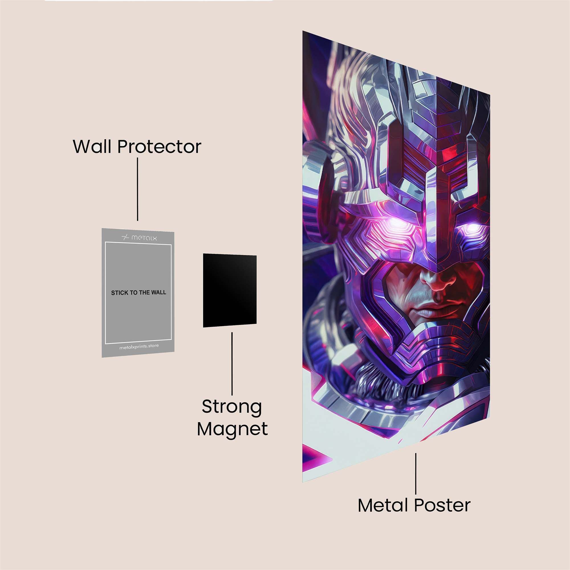 Galactus Sinister Safe Wall Magnetic / M